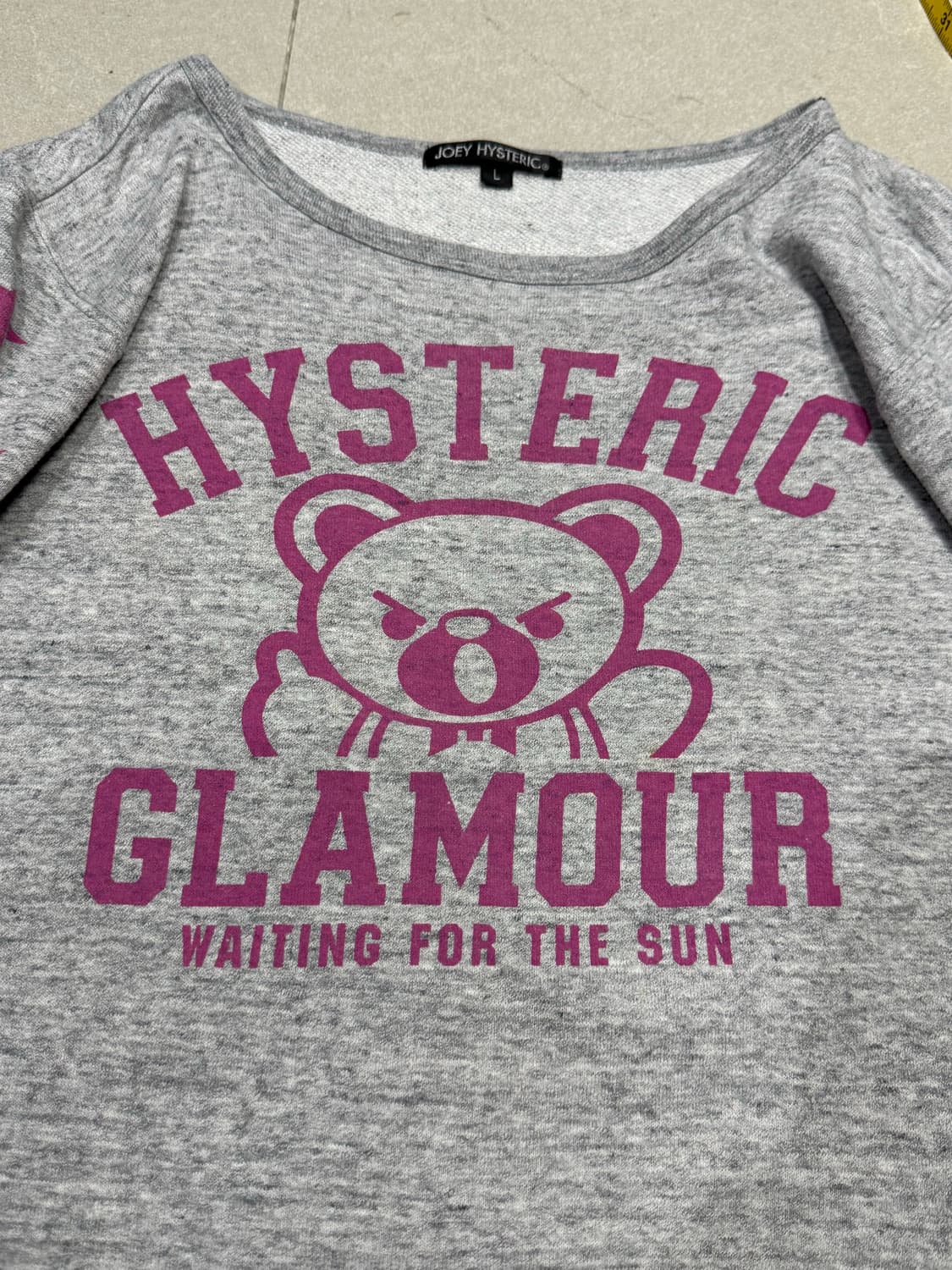 히스테릭 글래머 아카이브 무수한 핑크 별과 퍽베어 맨투맨 스웨터 상품이미지2