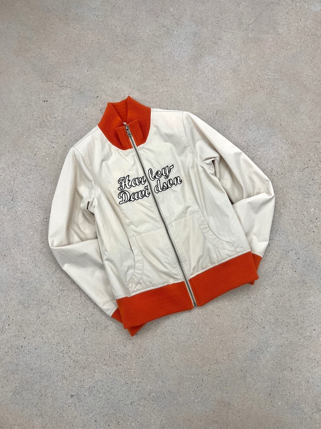 할리데이비슨 빅로고 배색 나일론 자켓 상품이미지4