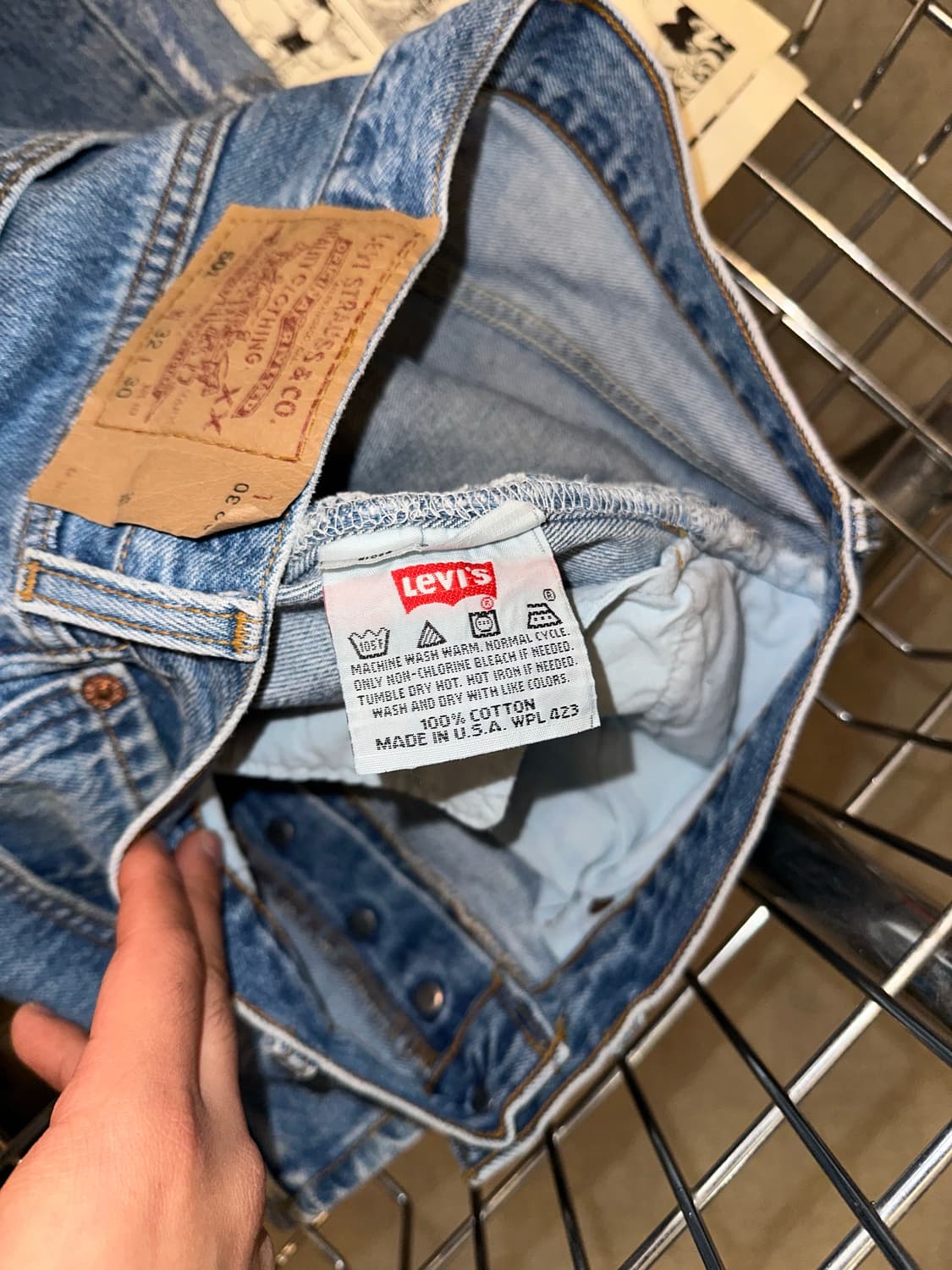 90’s Levi’s 501 552 Detroit denim pants 상품이미지10