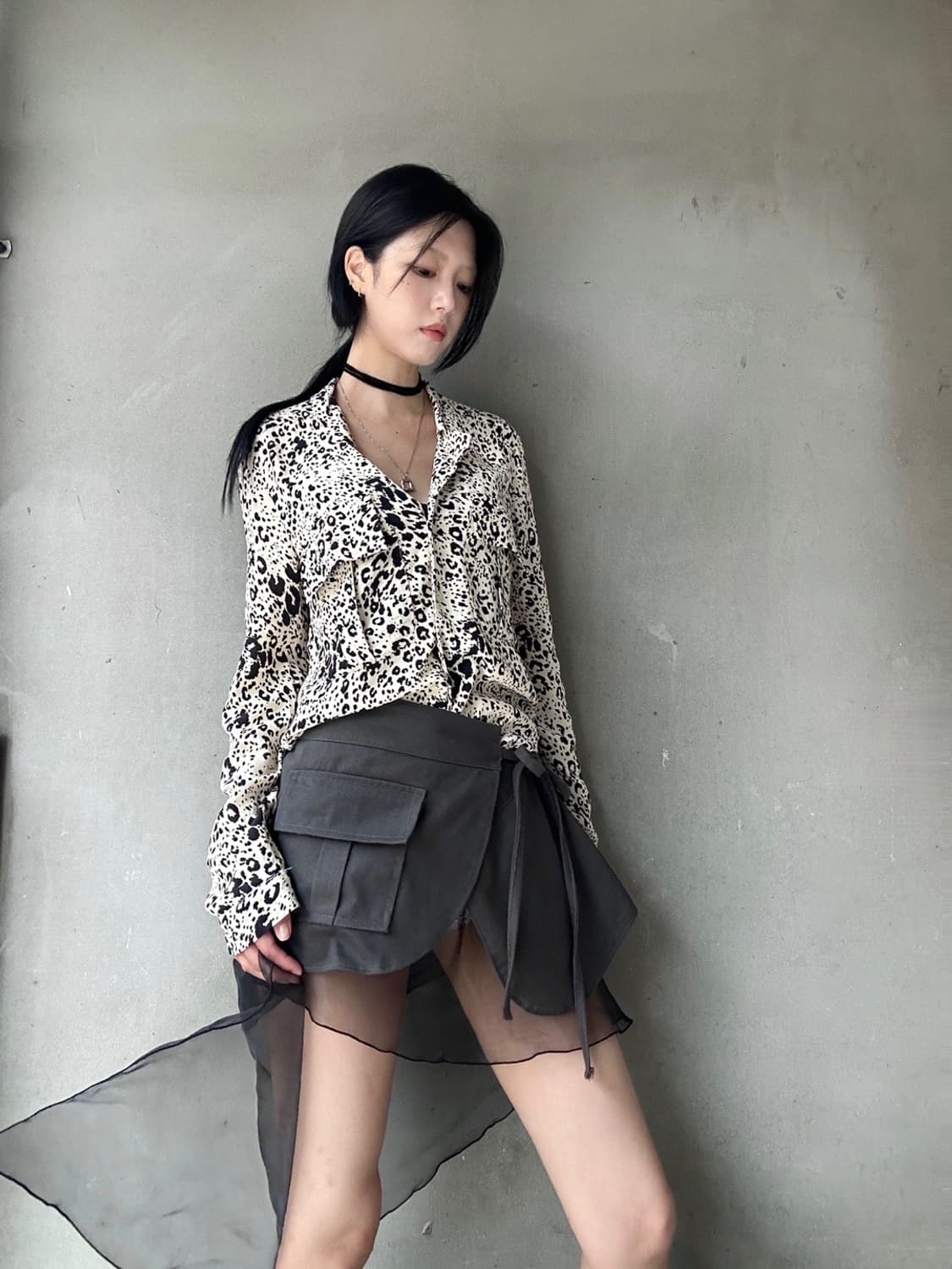 Leopard chic blouse 상품이미지1