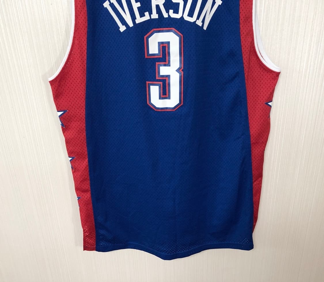 NBA 리복 76ERS 올스타유니폼 L #3 아이버슨10주년 한정유니폼 상품이미지10