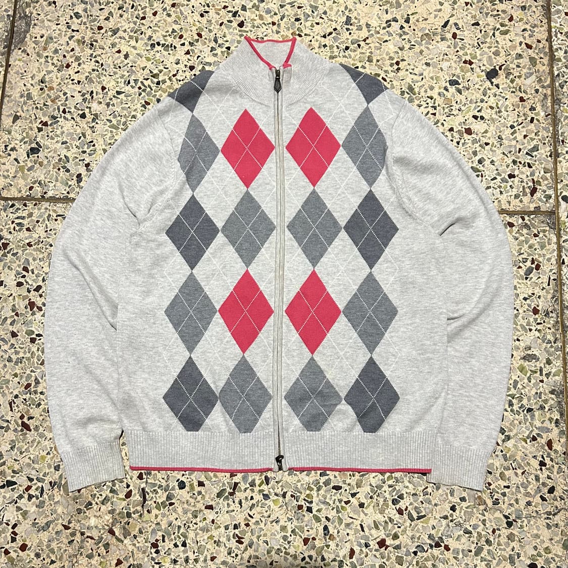 브룩스 브라더스(Brooks Brothers) 아가일 패턴 투웨이 니트 상품이미지1