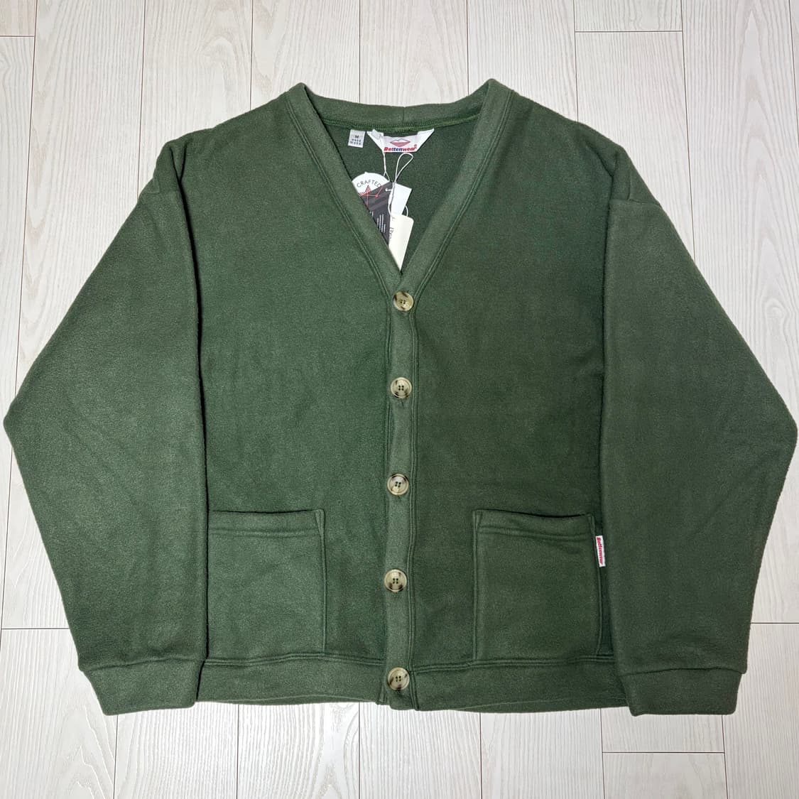 [M] 바튼웨어 플리스 가디건 새상품 상품이미지1