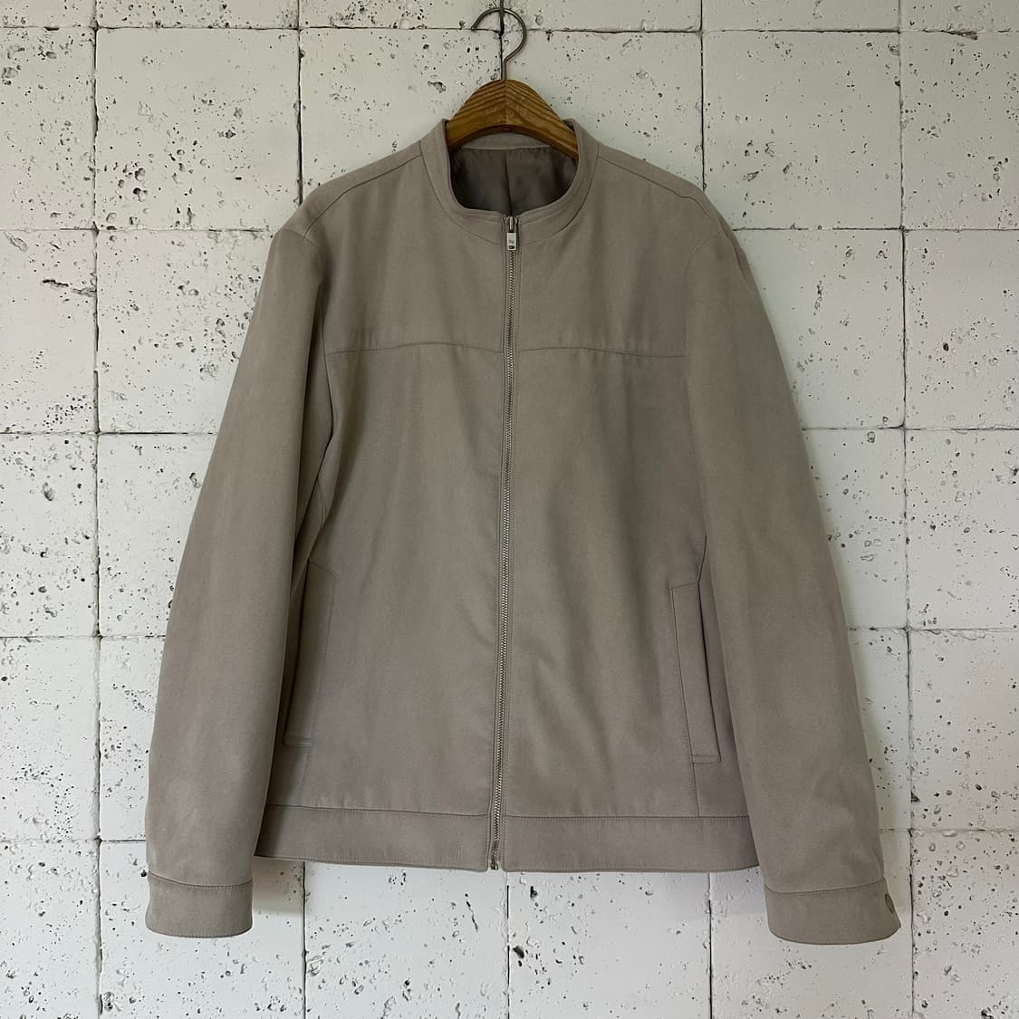 105 마인드브릿지 비건 스웨이드 블루종 상품이미지1