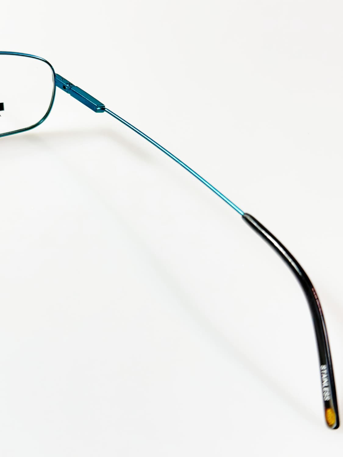 90s KALEIDO 틸 메탈 슬림 스퀘어 프레임 빈티지 안경 상품이미지6