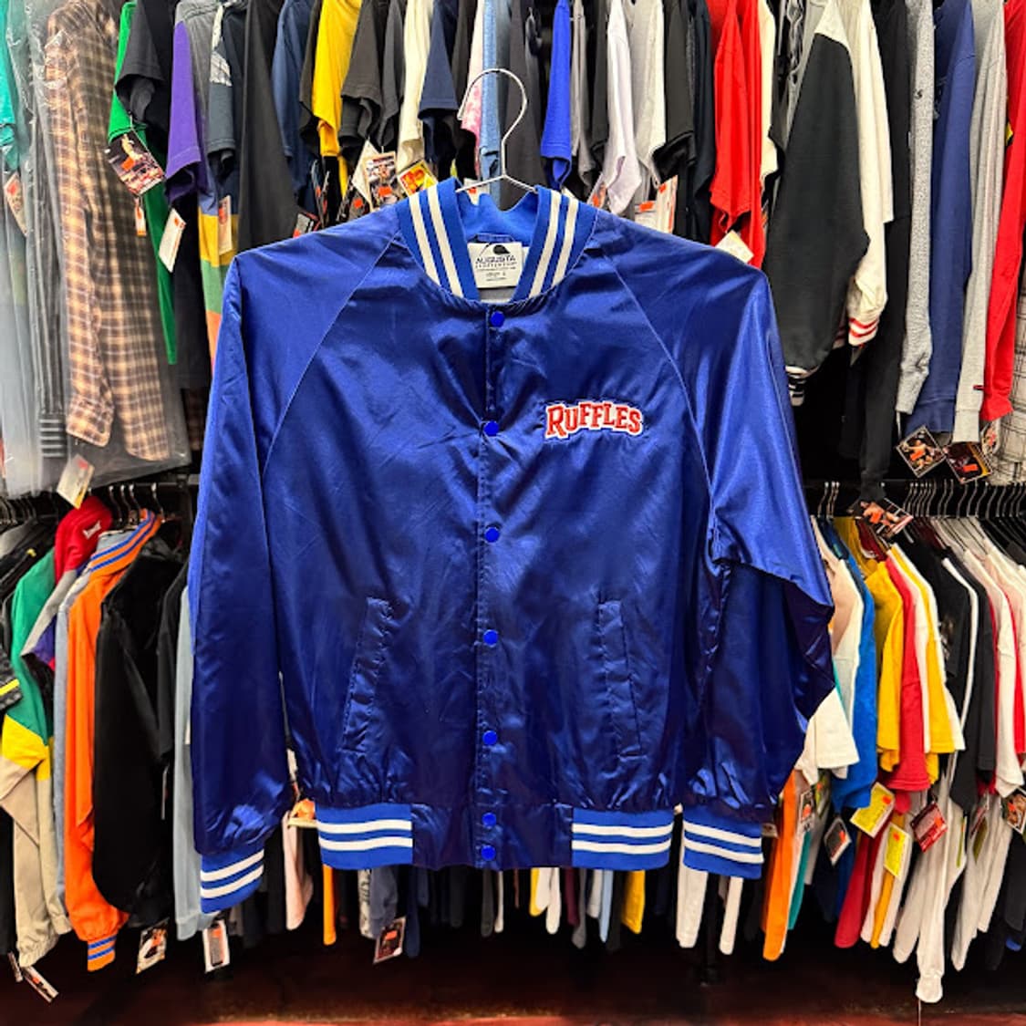 1990년대 빈티지 RUFFLES 감자칩 야구 잠바 상품이미지2