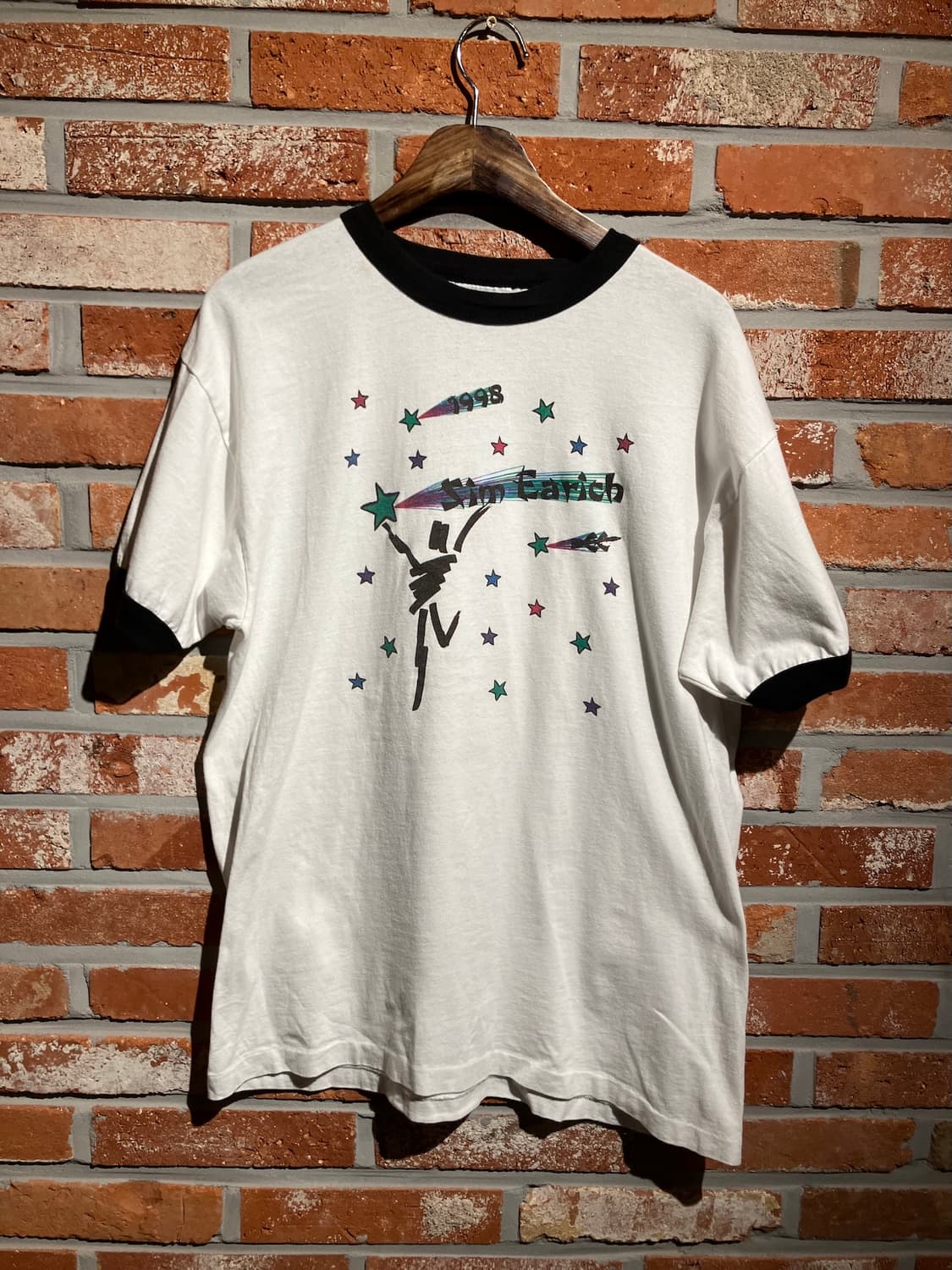 90s USA 빈티지 헤인즈 링거 티셔츠 상품이미지2