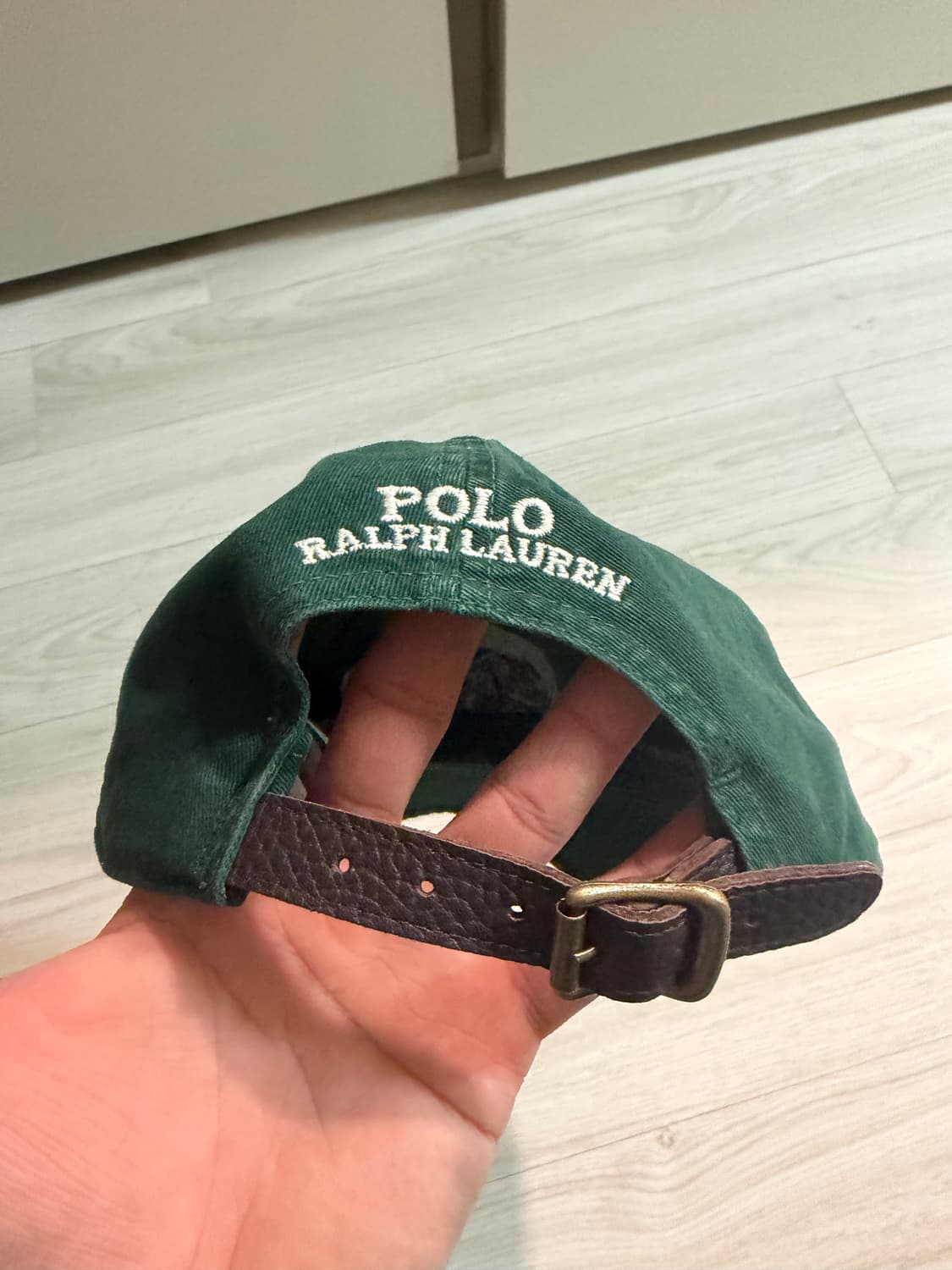 폴로 랄프로렌 스포츠맨 레더빌 볼캡  상품이미지2