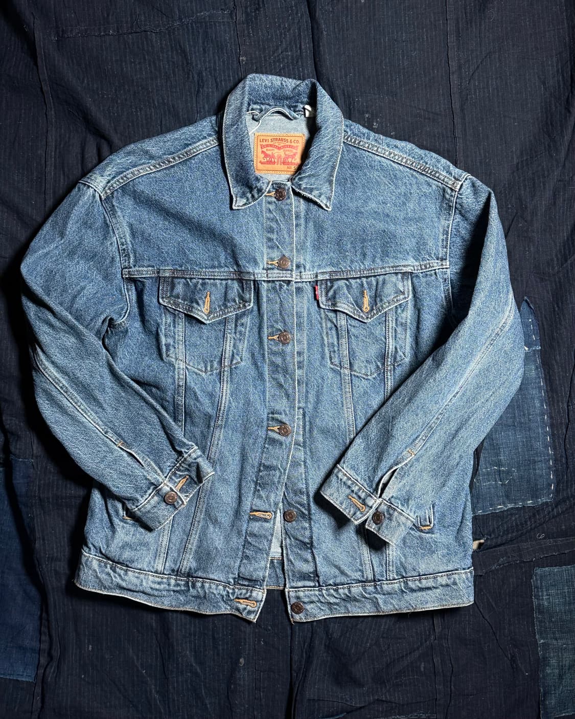 리바이스 52304 타입 3세대 데님 배기 트러커 자켓 S 상품이미지1
