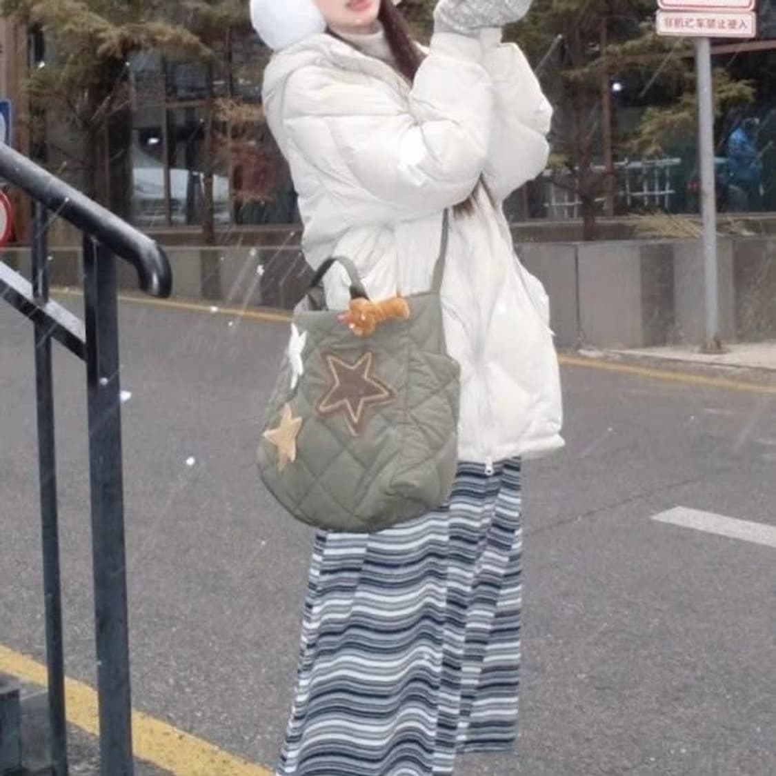 패딩 포함 데일리룩 옷 랜박 랜덤박스 니트 팬츠 빈티지 스커트 코트 상품이미지3