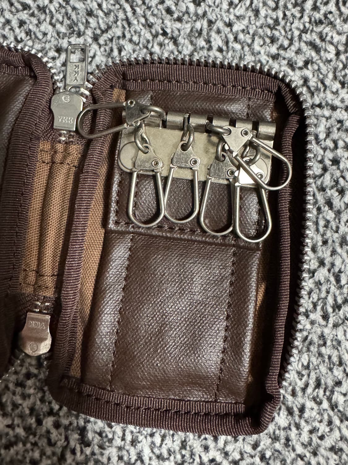 요시다포터 브라운 카드지갑 키케이스 상품이미지6