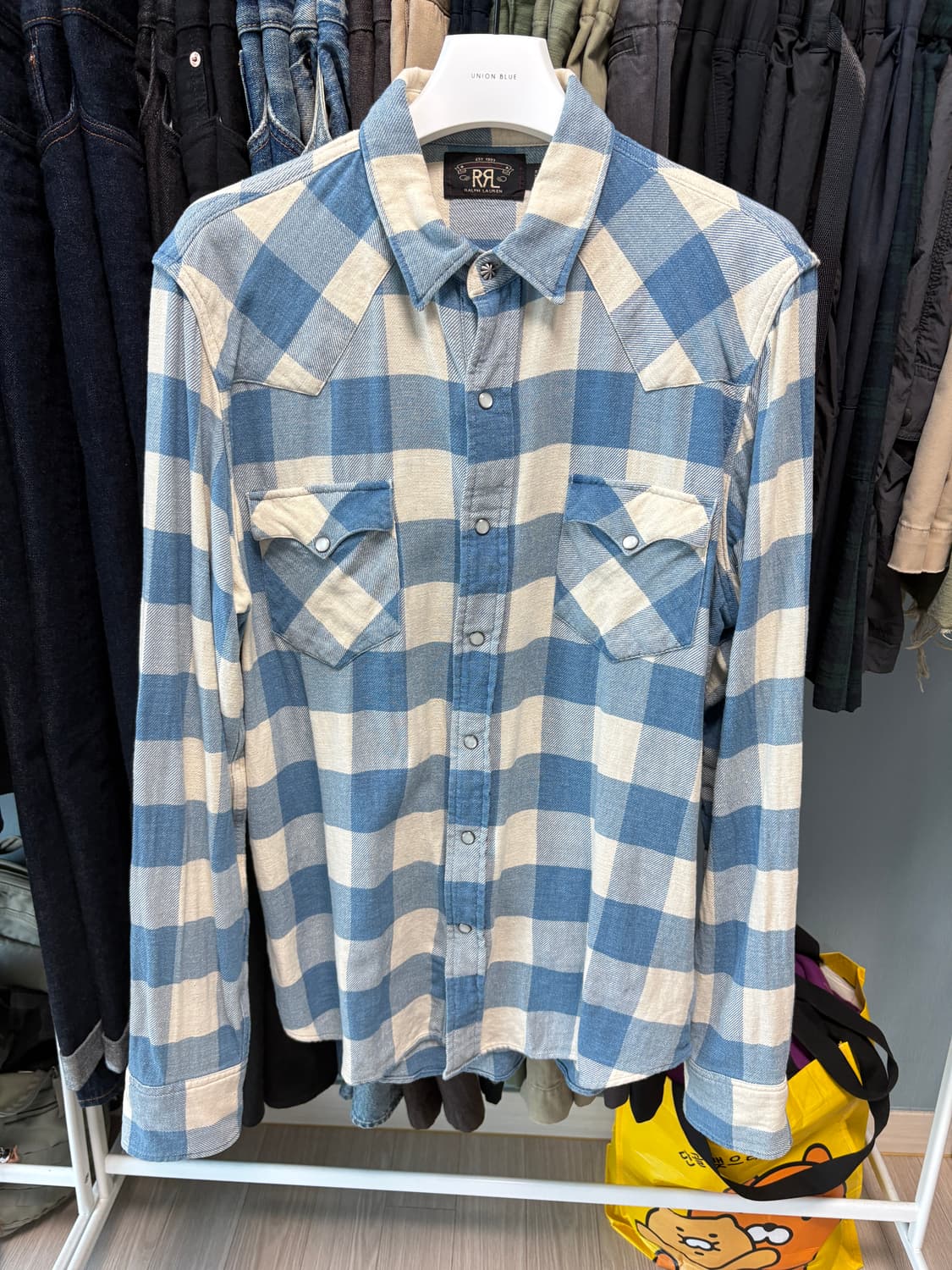 rrl 더블알엘 플래드 셔츠 L 상품이미지1