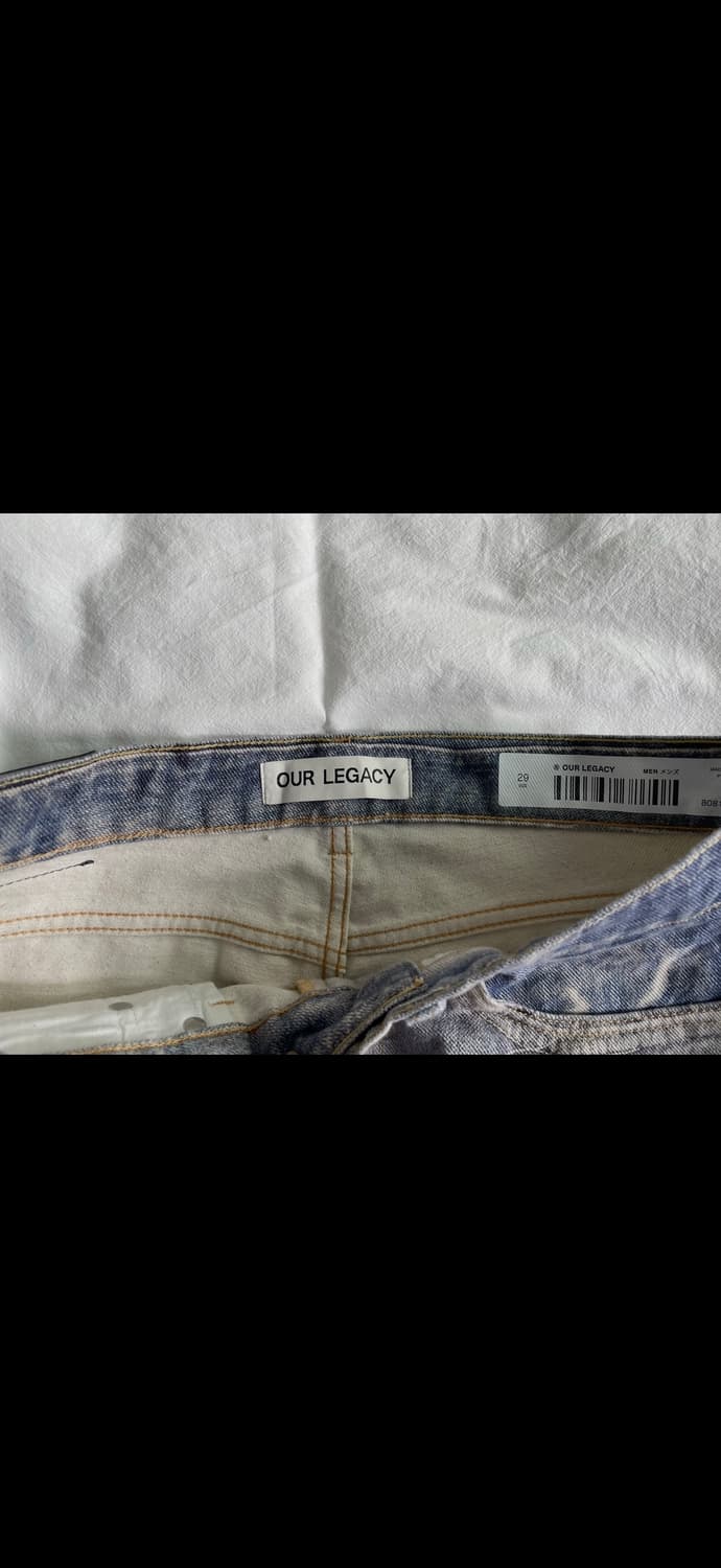 아워레가시 디지털 프린트 데님 29사이즈 상품이미지5