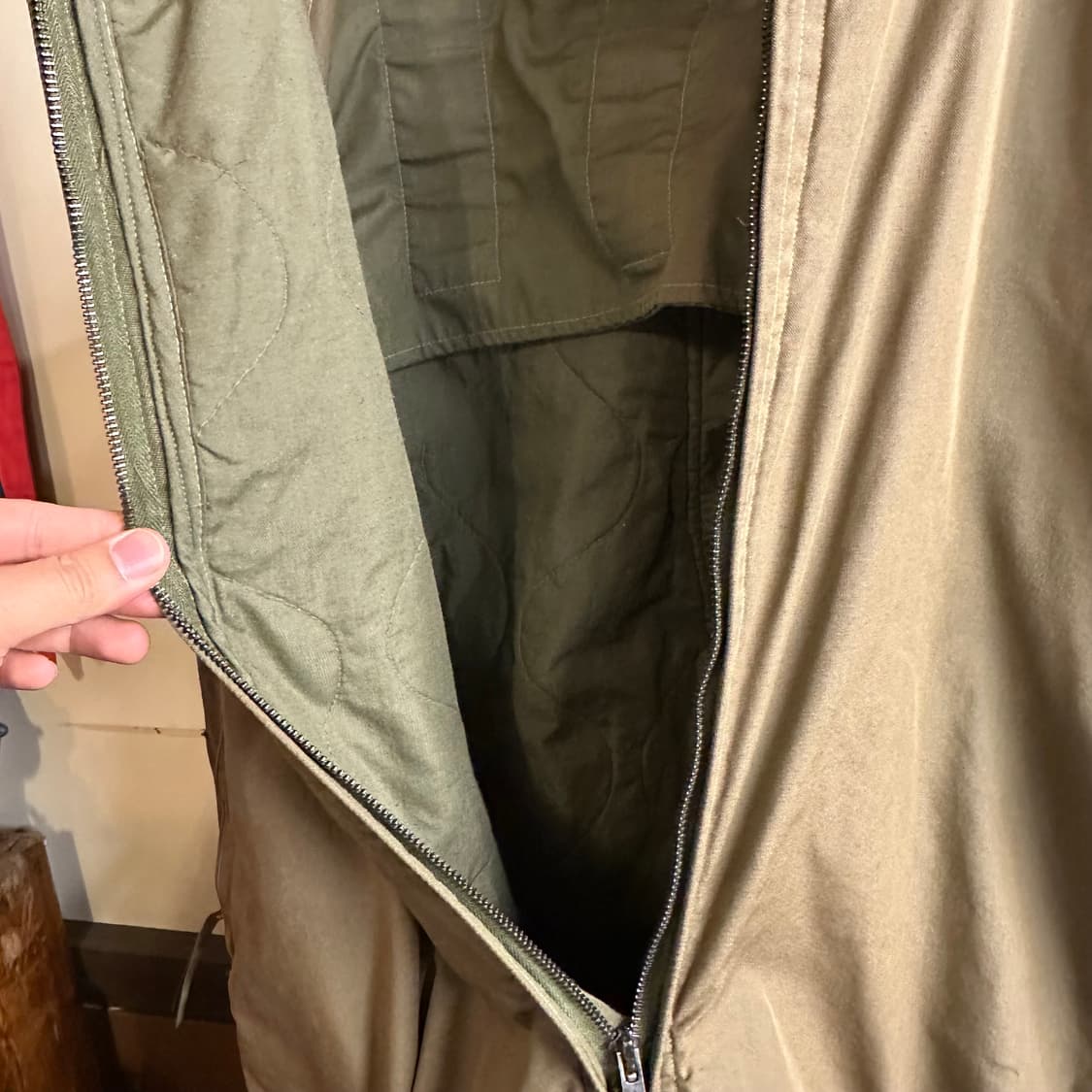 미군 오리지널 CVC 전차병 커버올 LR 상품이미지5