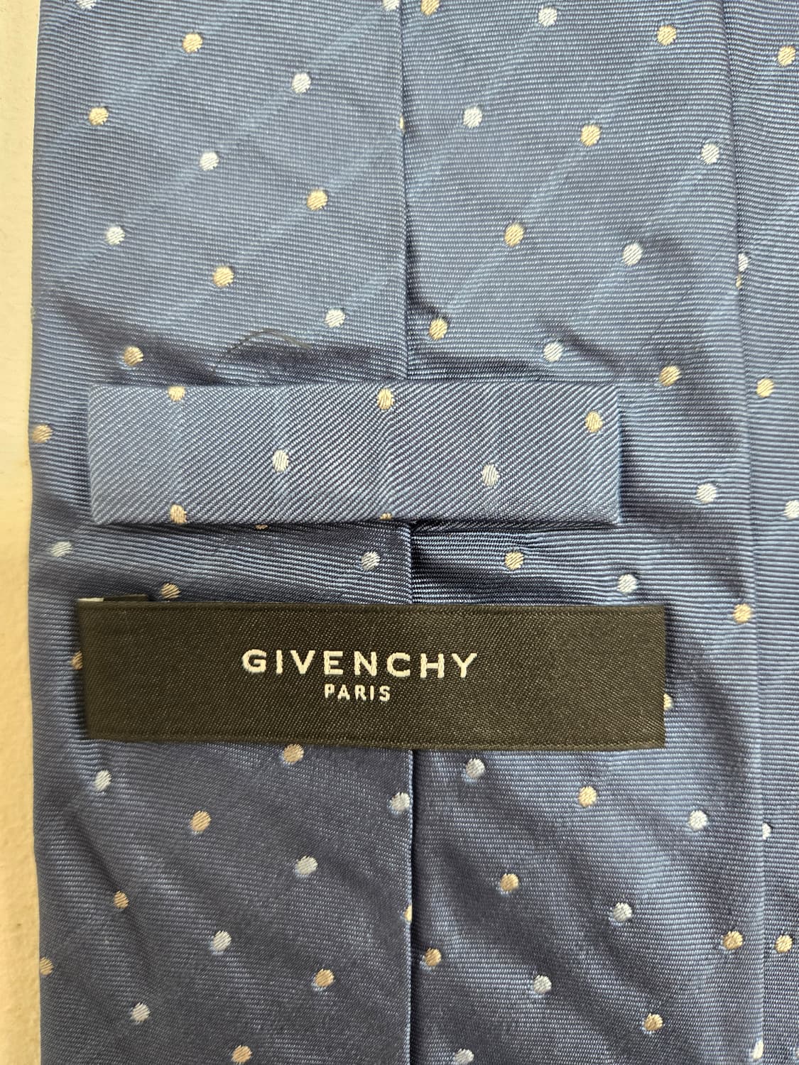 지방시 네이비 도트 무늬 넥타이 상품이미지3