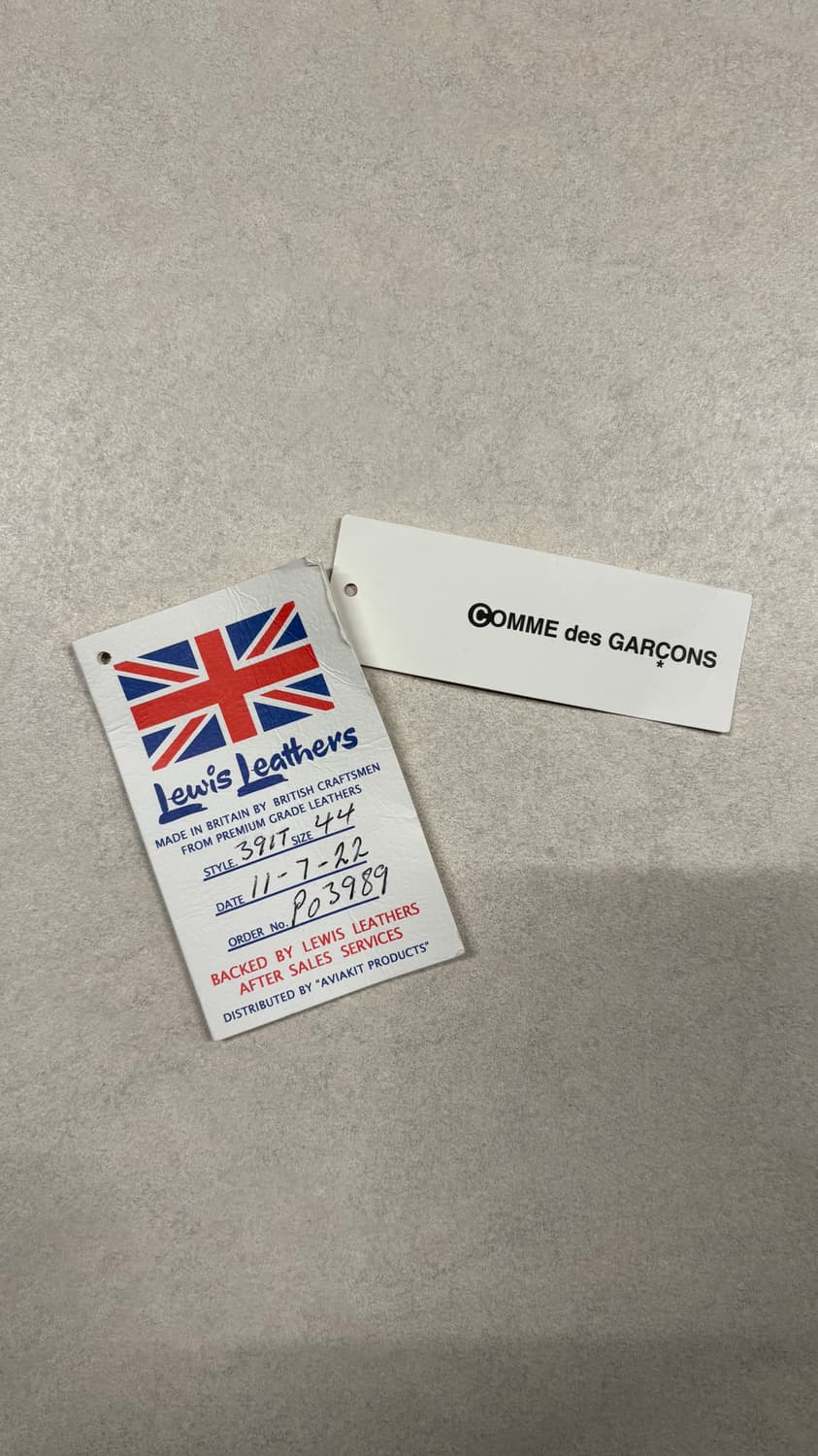 (44) 루이스레더 꼼데가르송 391 라이트닝 패치(추가인하없음) 상품이미지9