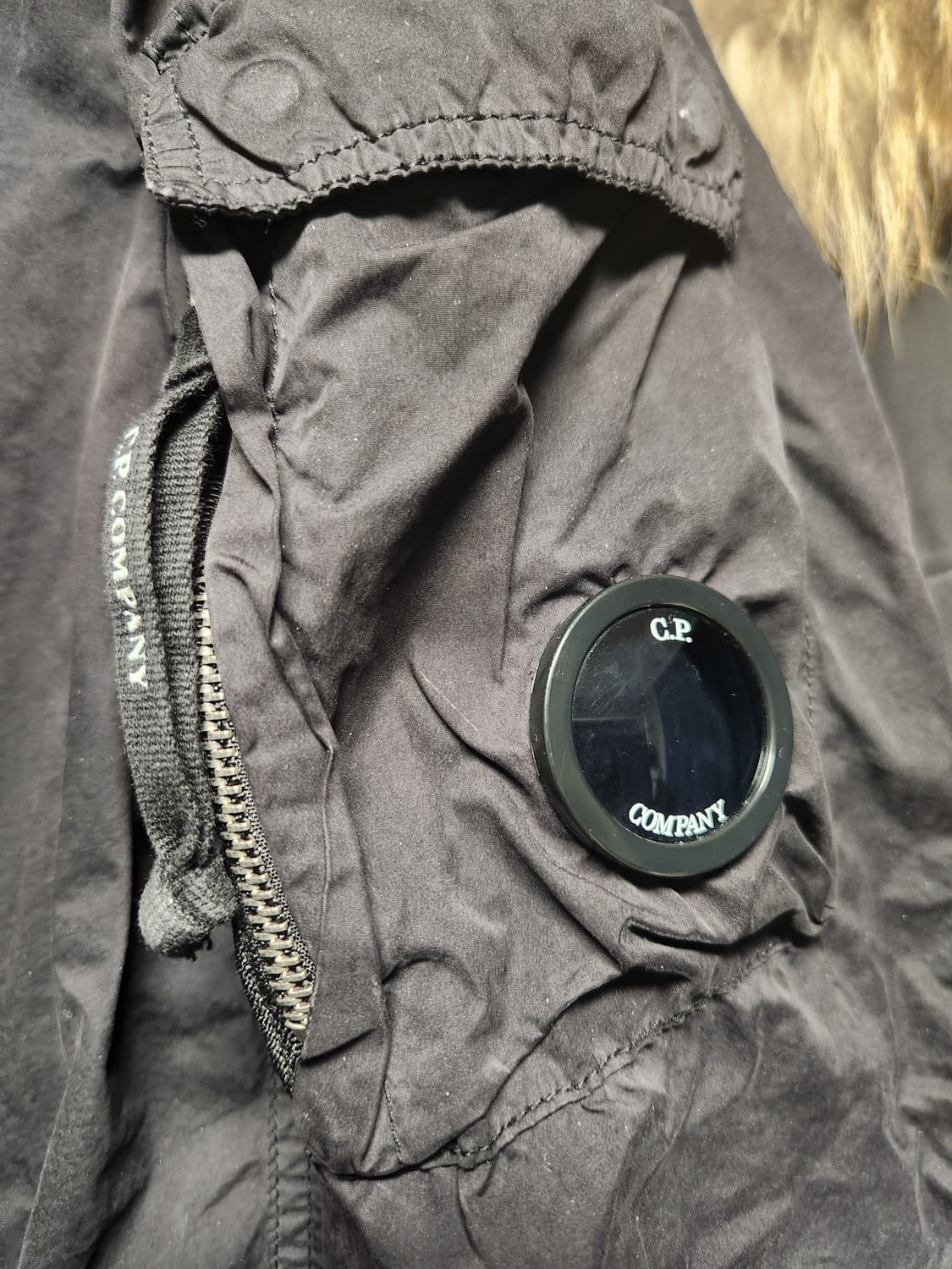 cp컴퍼니 가먼츠다잉 블루종 봄버 상품이미지3