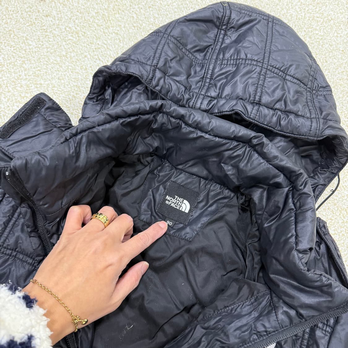 [90] 노스페이스 여성 경량패딩 점퍼 1223T1  상품이미지2