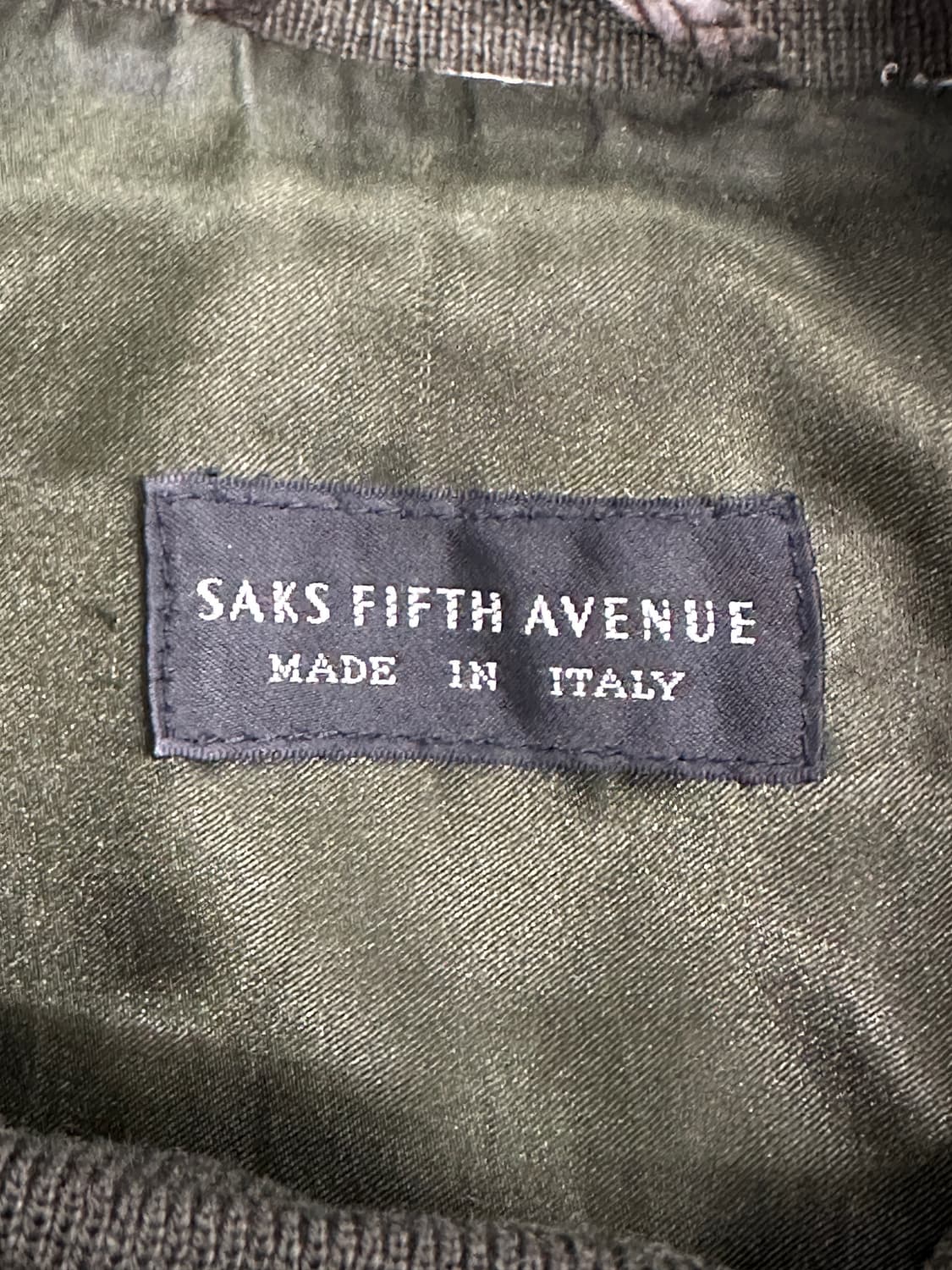 90s SAKS FIFTH Avenue 스웨이드 봄버 자켓 XL 상품이미지6