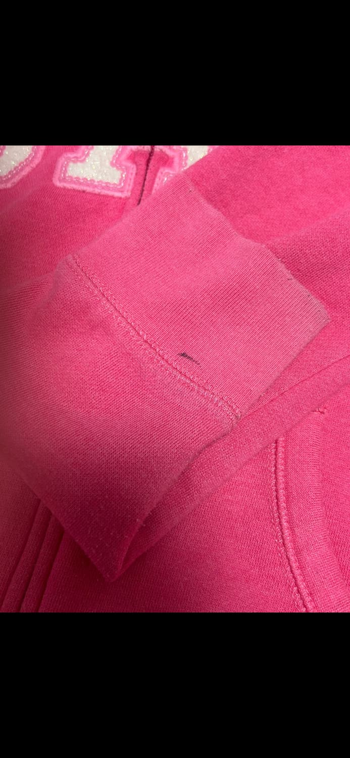 얼짱시대 갭 딸기핑크 펄로고 후드집업 상품이미지9