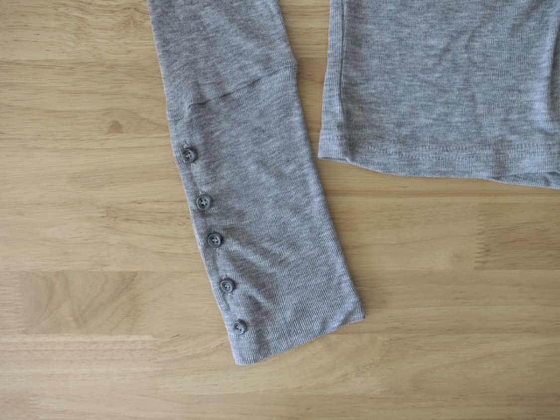 디에이디 sleeve button cardigan grey 상품이미지2