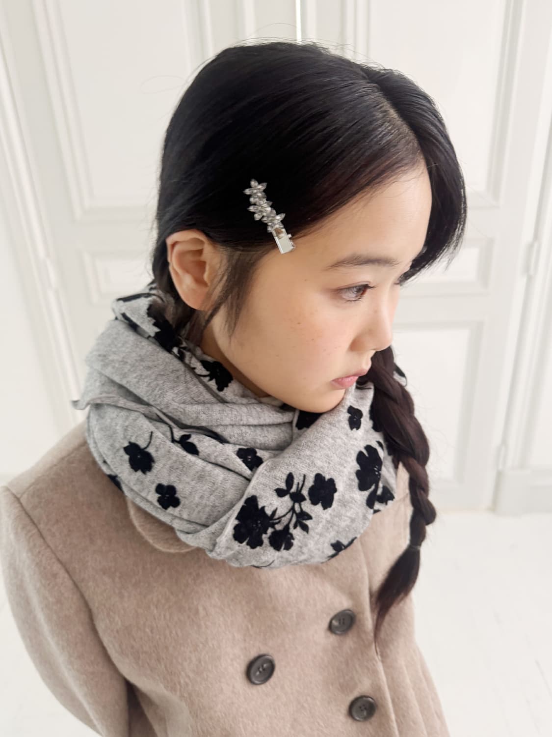 콜로신스 머플러 멜란지그레이 상품이미지2