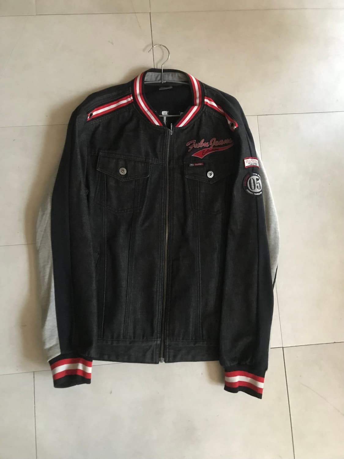 푸부 00s 빅로고 데님 자켓 상품이미지7