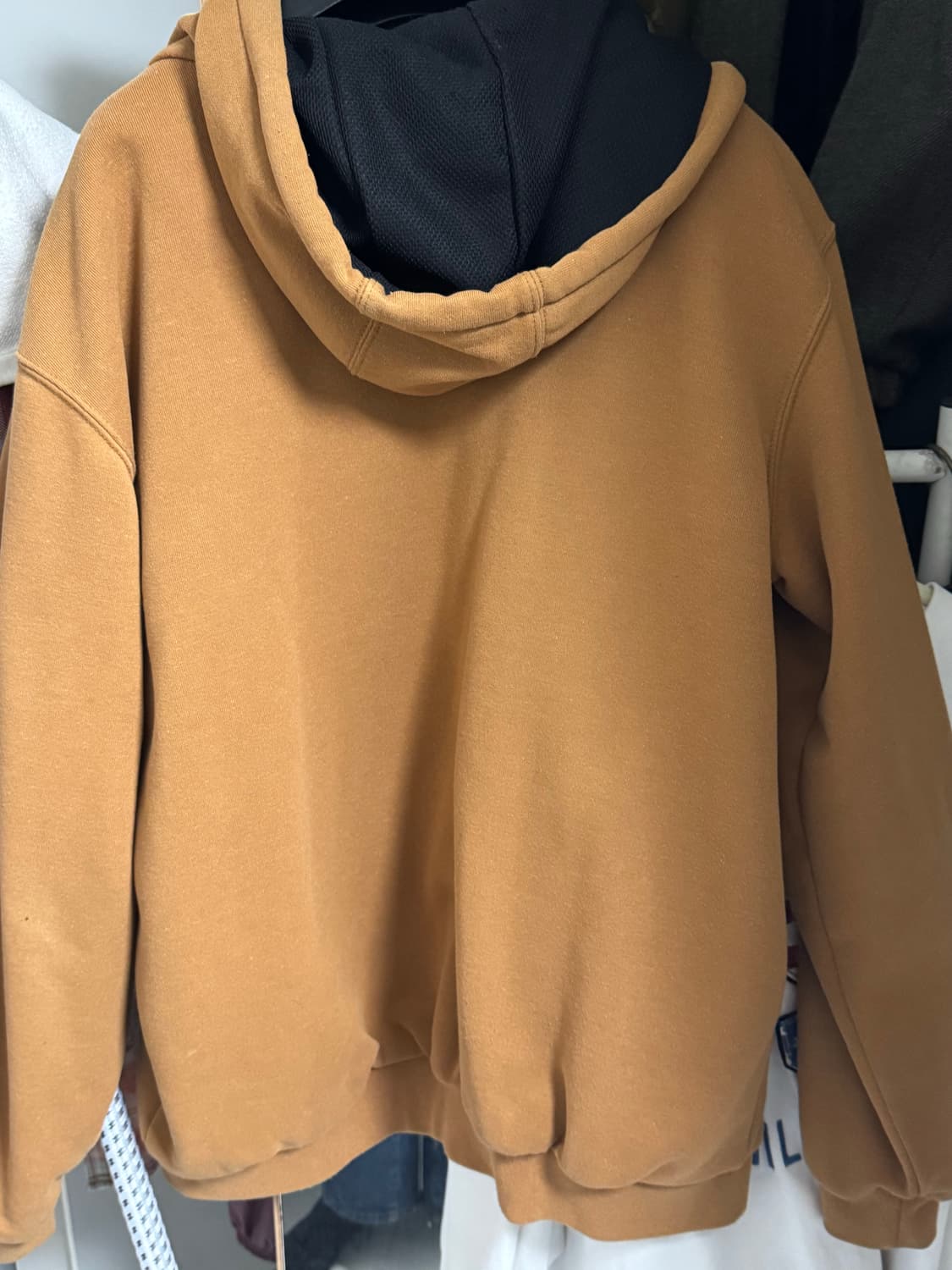 칼하트 브라운 후드 집업 M 상품이미지3