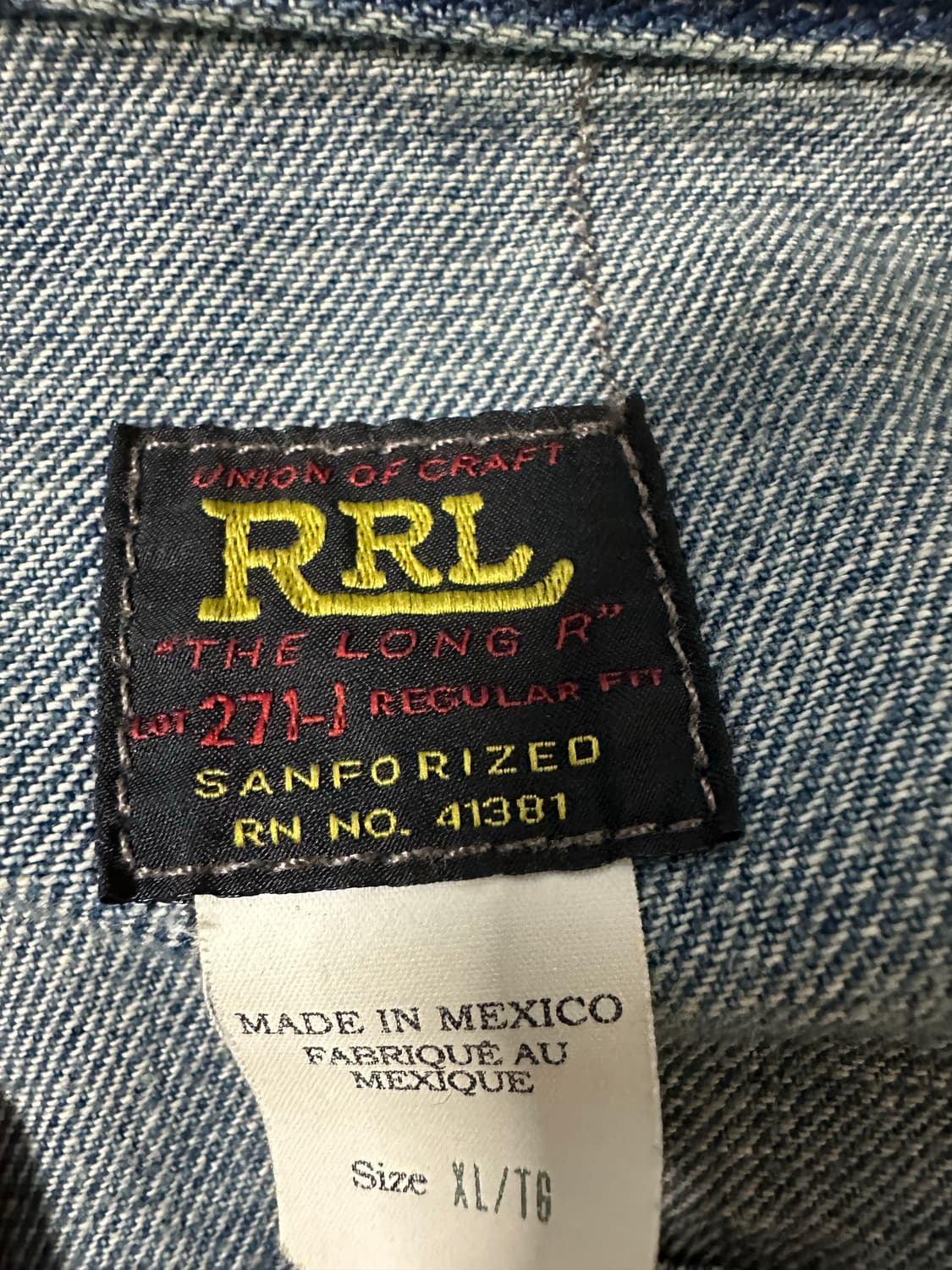 RRL 더블알엘 청자켓 Lot 271 상품이미지3