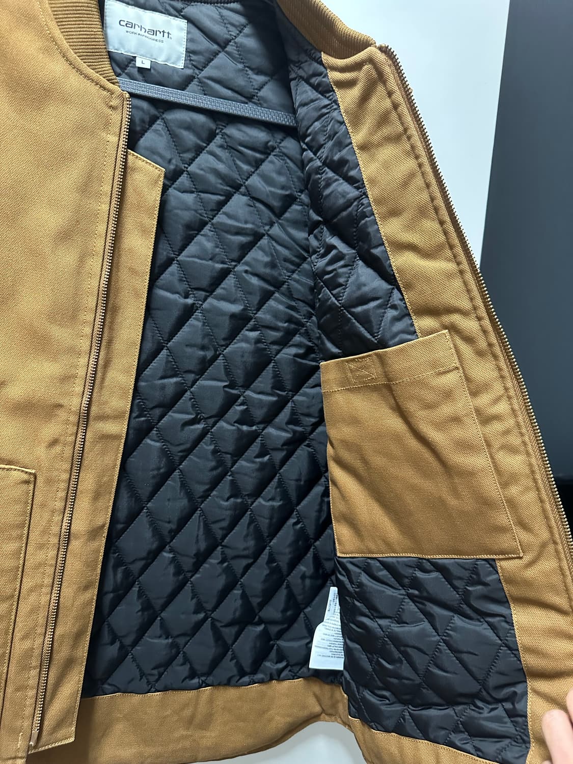 칼하트 브라운 조끼 L 상품이미지5