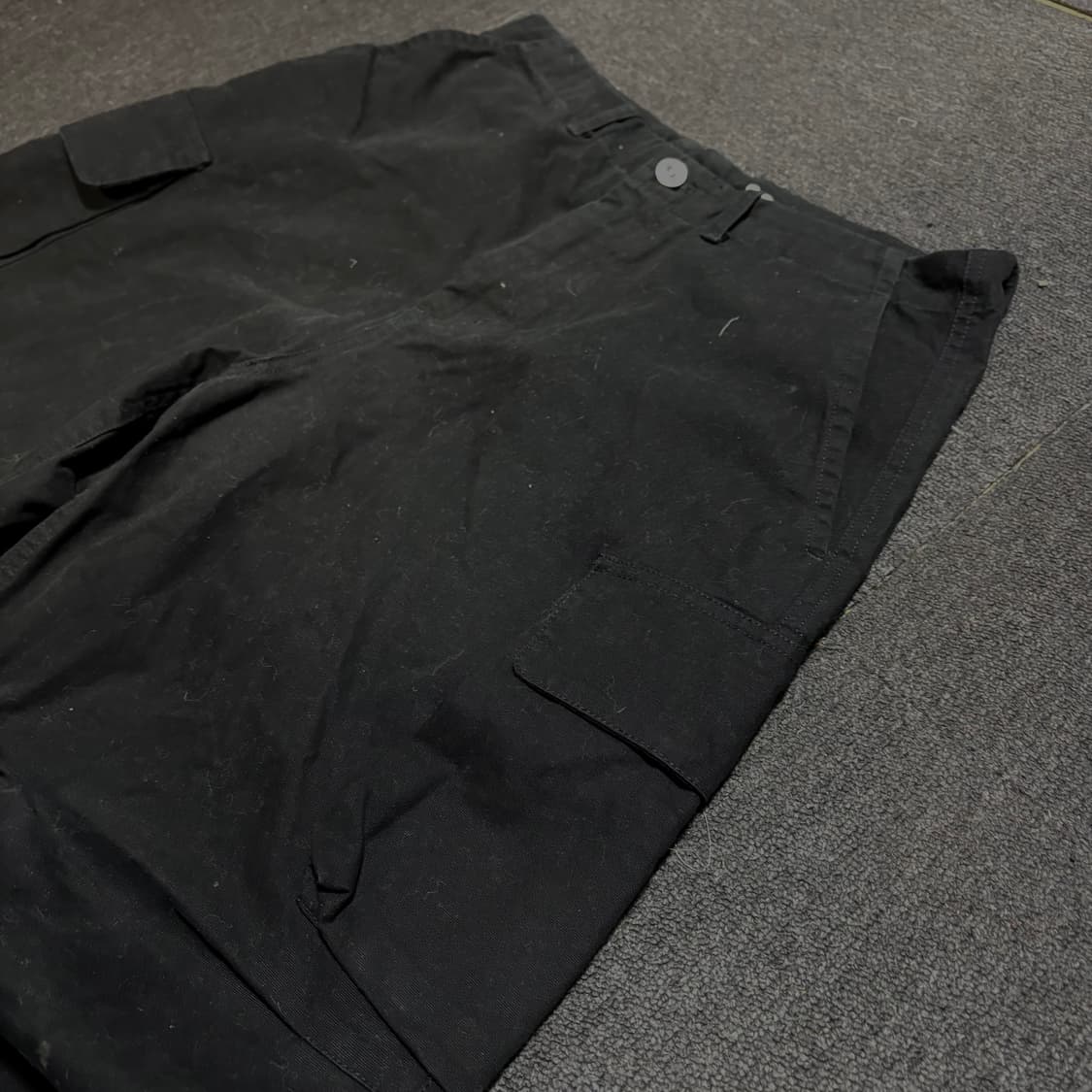 아워레가시 아카이브 흑청 데님 카고 데드스탁 청바지 48 상품이미지3