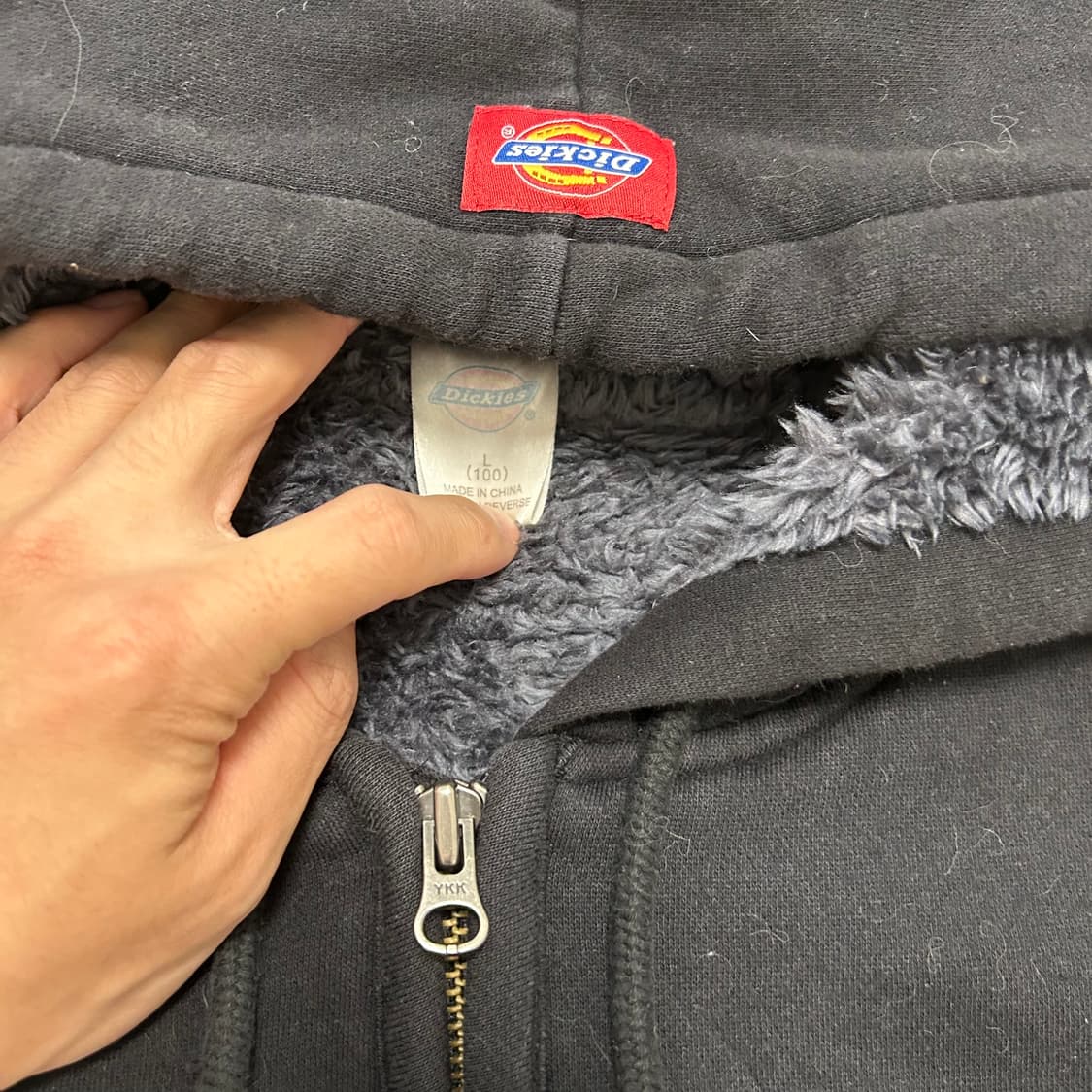 디키즈 양털후드집업 상품이미지3