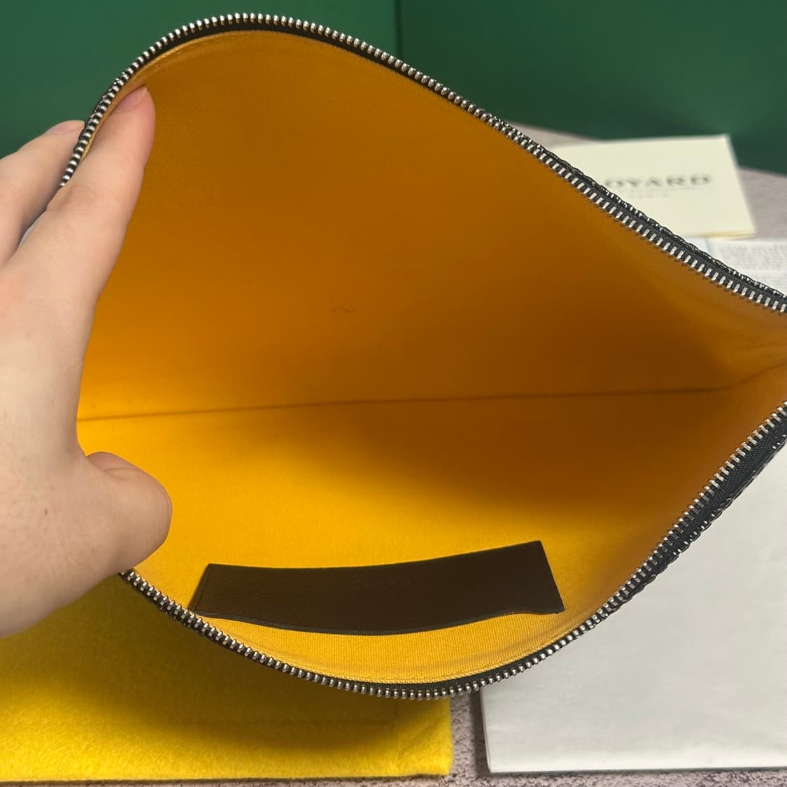 [MM] 고야드 세나 클러치 블랙 상품이미지3