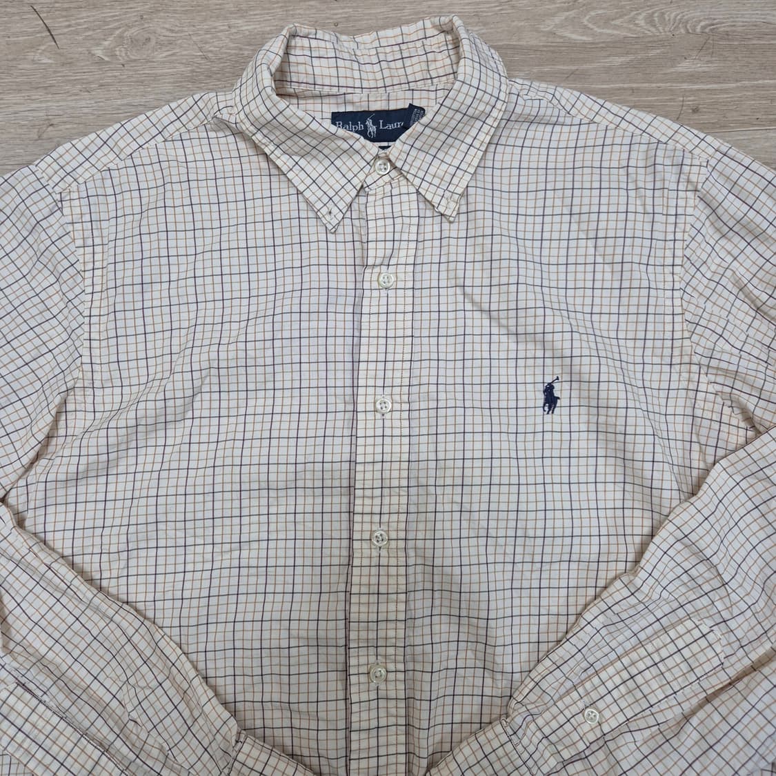 폴로 랄프로렌 스몰포니 커스텀핏 체크셔츠 XL(105) 상품이미지2