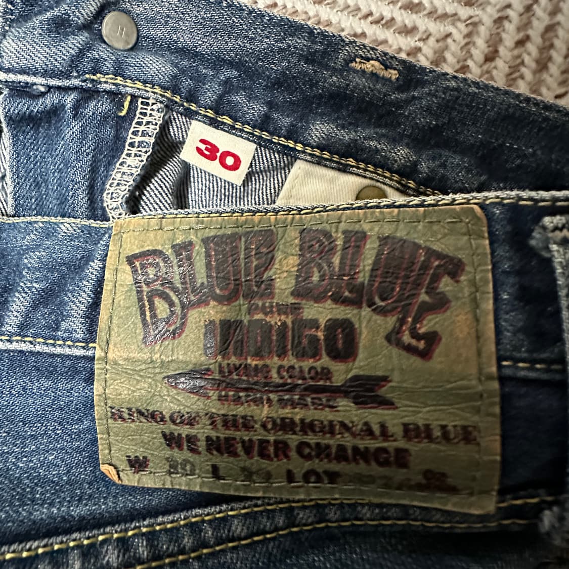 BLUE BLUE japan indigo jeans 상품이미지4