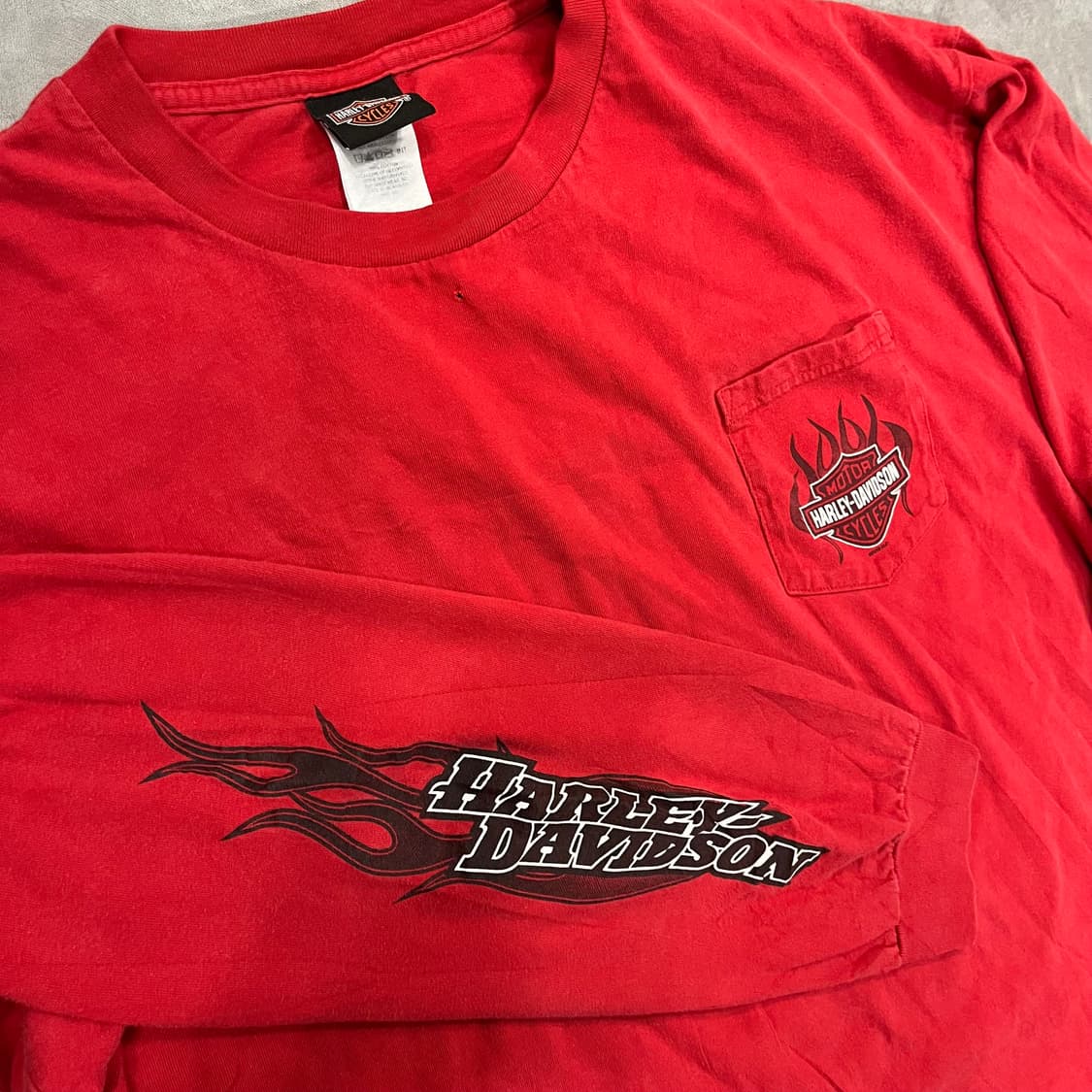 할리데이비슨 플레임 롱슬리브 (110) 상품이미지2