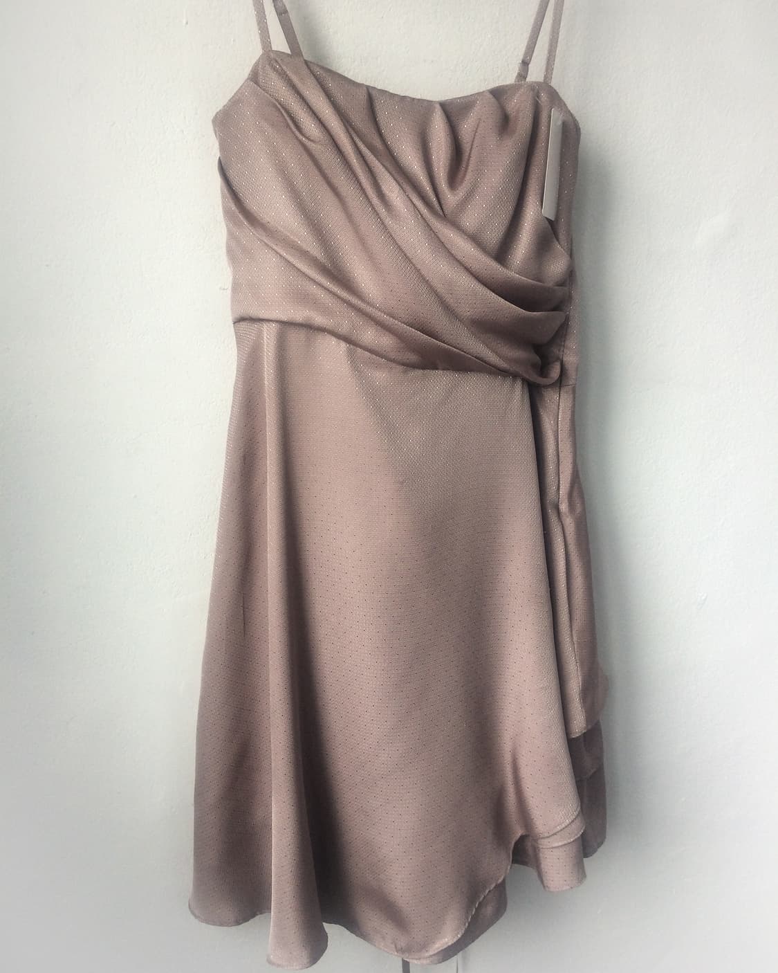 Shirring point glitter sleeveless one pi 상품이미지4