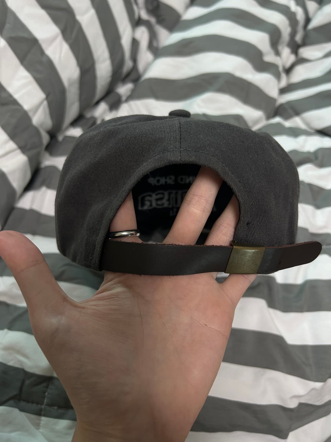 발란사 SSB 로고 코튼 캡 SSB LOGO COTTON CAP (Cha 상품이미지3