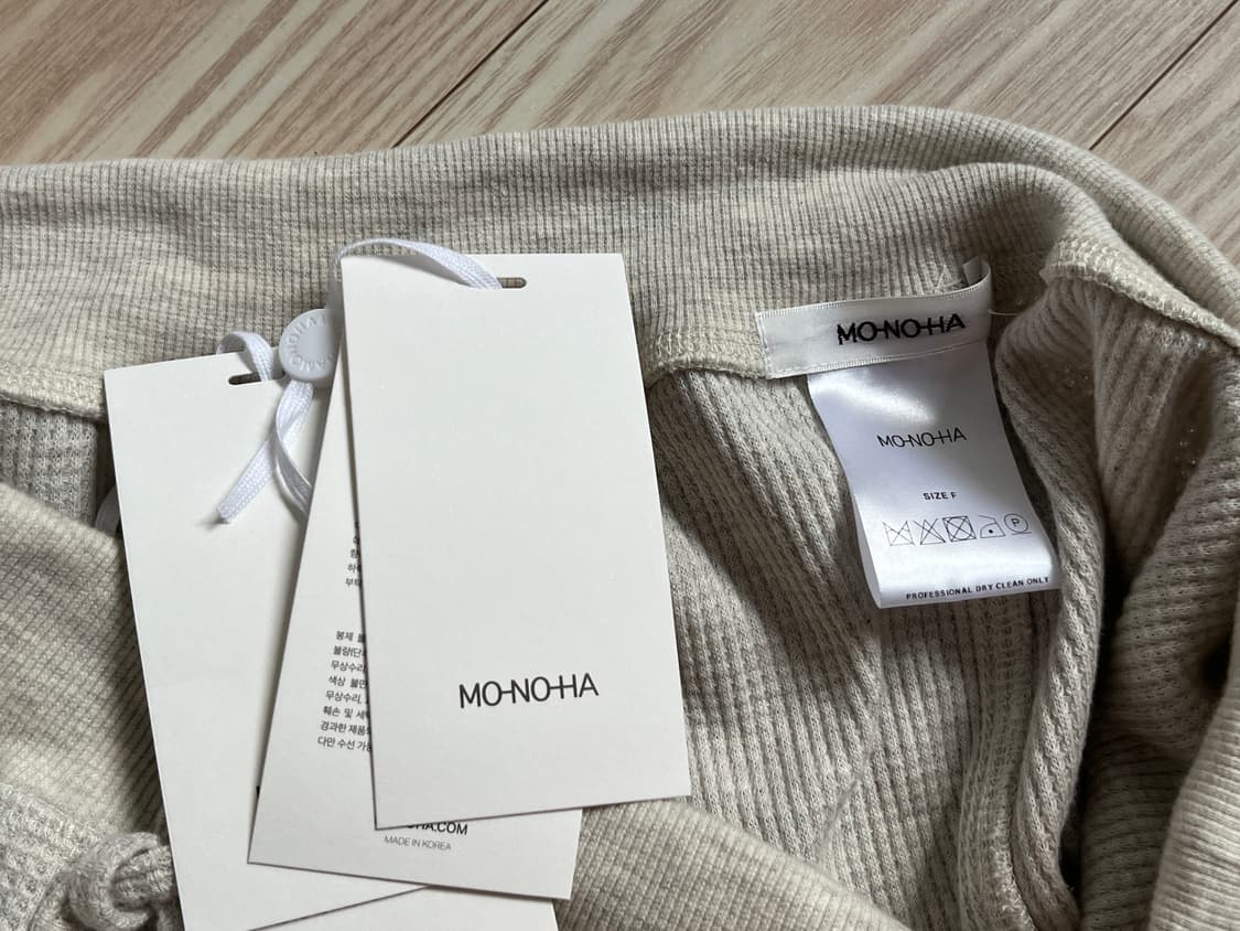 모노하 와플저지스커트 Monoha Waffle-knit jersey lo 상품이미지6