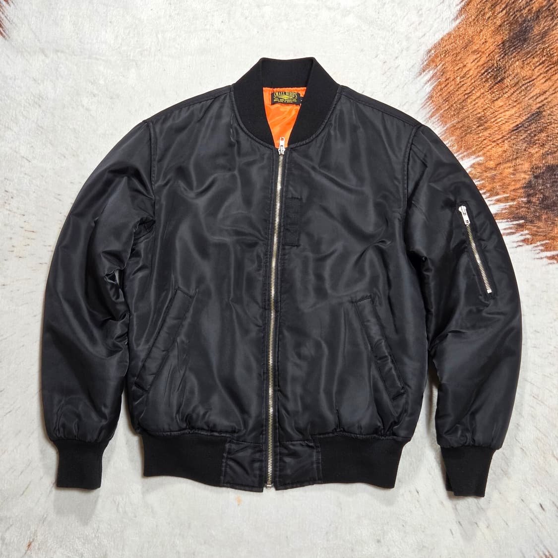 빈티지 블랙 항공 패딩 점퍼 상품이미지1