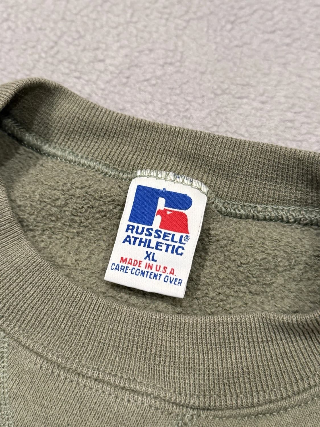러셀 애슬레틱 스웻 셔츠 맨투맨 그린 상품이미지2