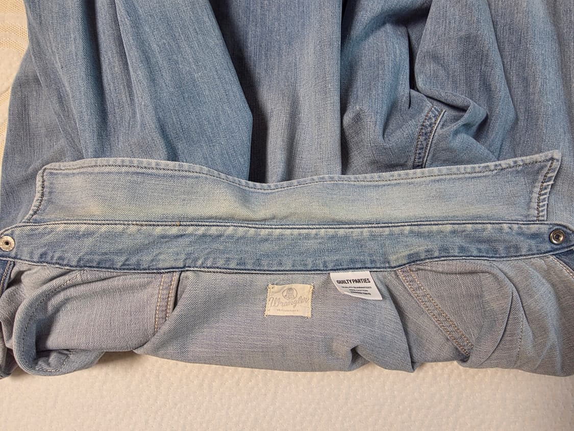 [M] 와코마리아 x 랭글러 웨스턴 데님 셔츠 상품이미지10