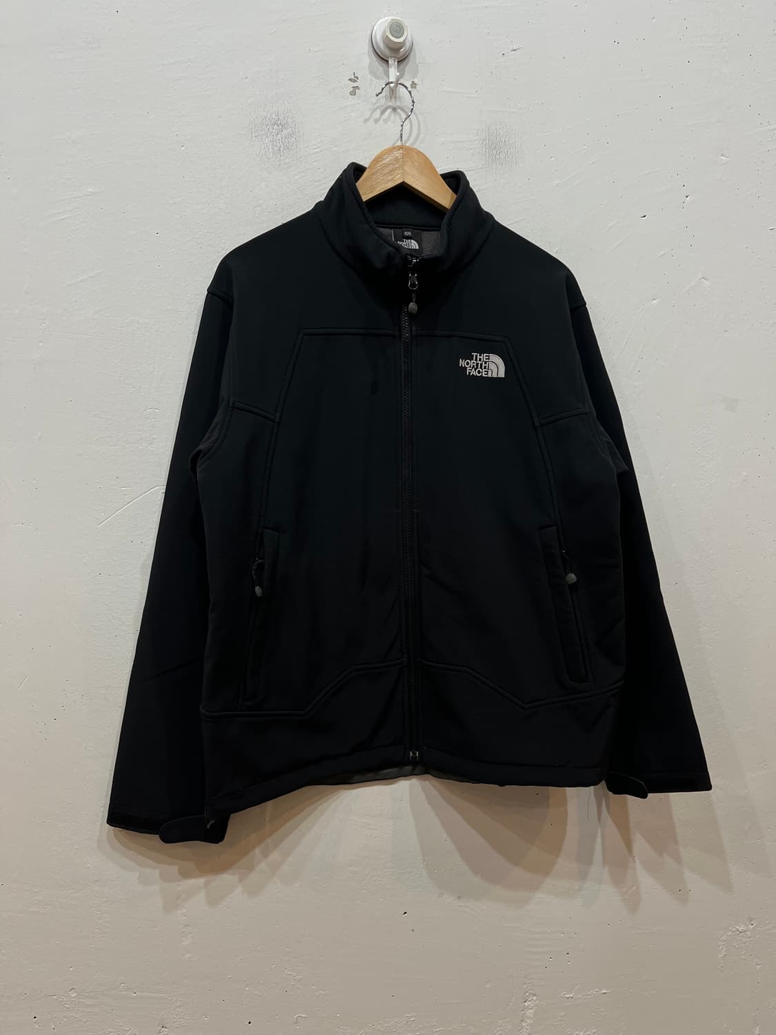 노스페이스 소프트쉘 플리스 자켓 블랙 100 상품이미지1