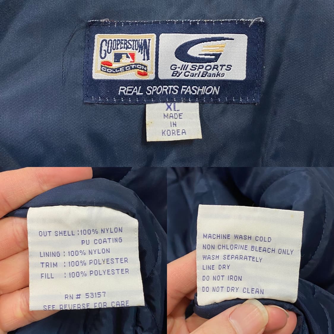 G-III 스포츠 쿠퍼스타운 컬렉션 뉴욕양키즈 바시티 자켓 상품이미지6