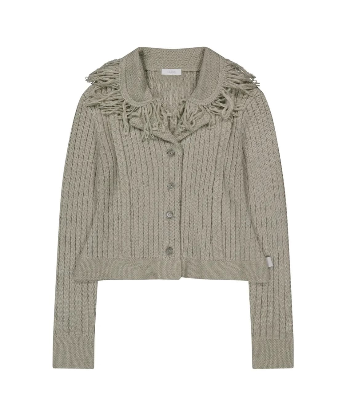 오호스 테슬 니트 가디건 그레이 1 상품이미지5