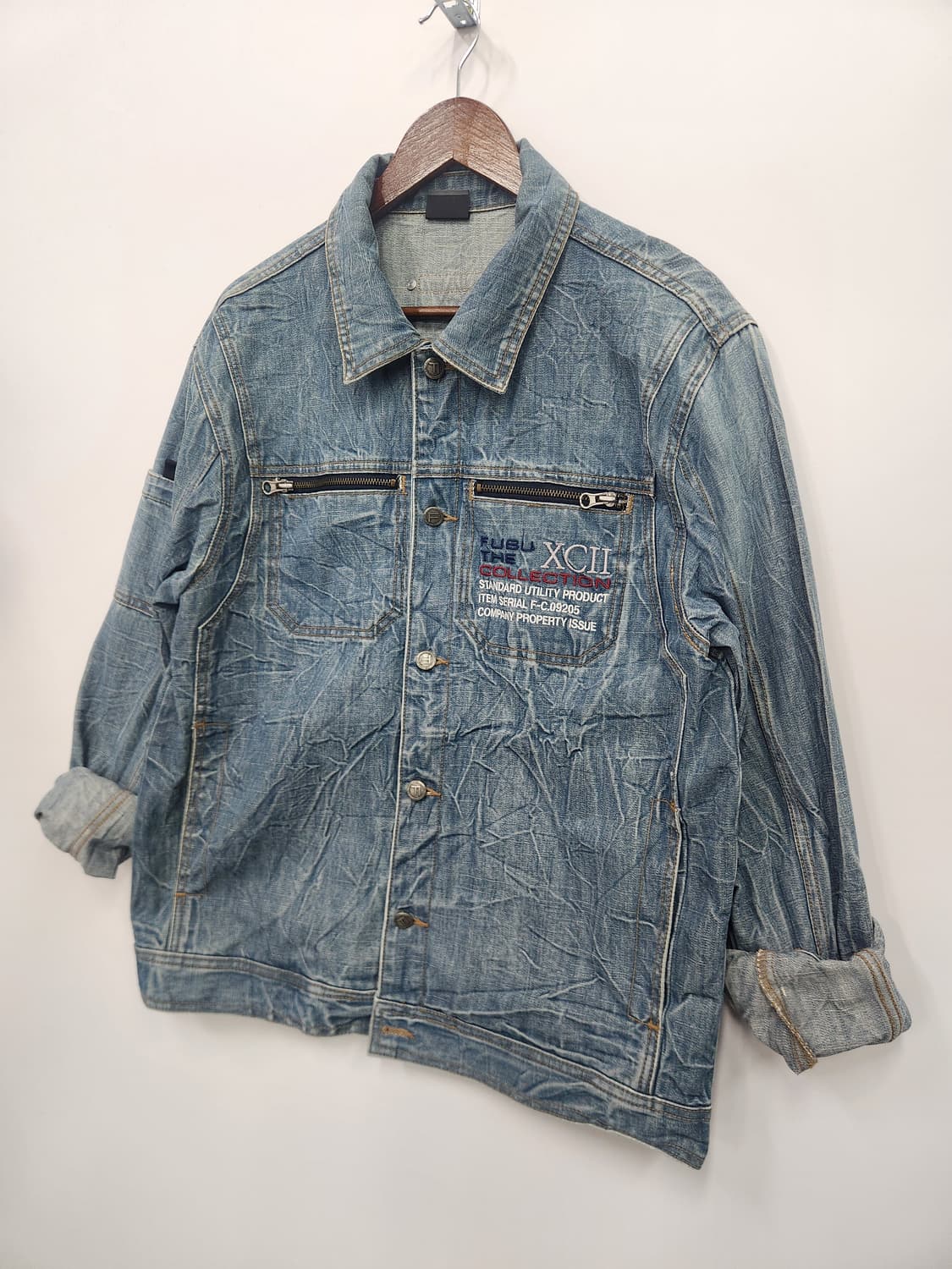 Fubu 빈티지 청자켓 상품이미지2