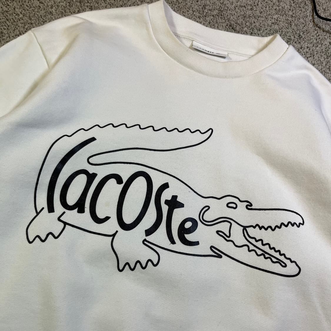 라코스테 우먼 맨투맨 상품이미지2