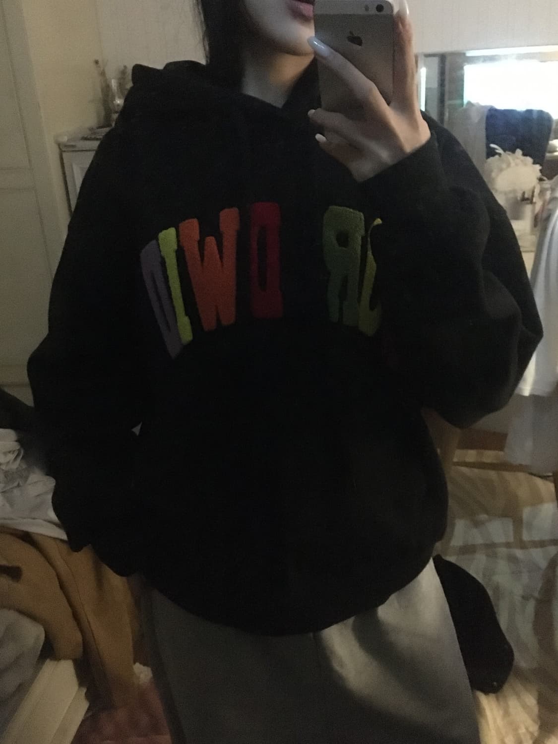 아메스 월드와이드 기모 후드티  상품이미지1