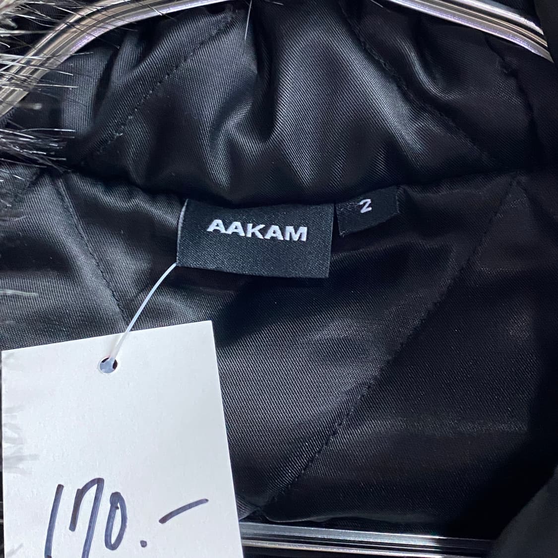 AAKAM 아치로고 투웨이 후드 퍼 레더자켓  B4328  상품이미지3