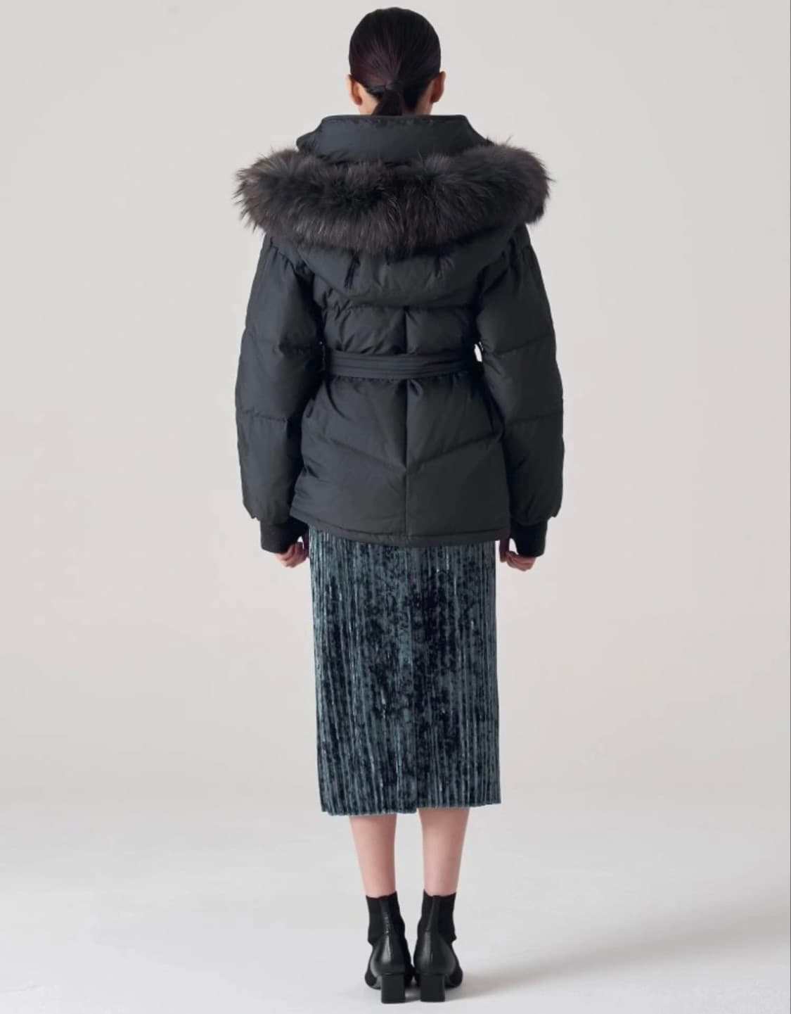 한섬 구호 벨벳 스커트 상품이미지3